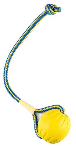 Starmark Swing 'N Fling Durafoam Fetch Ball on Rope - Virtually Indestructible - Image 3