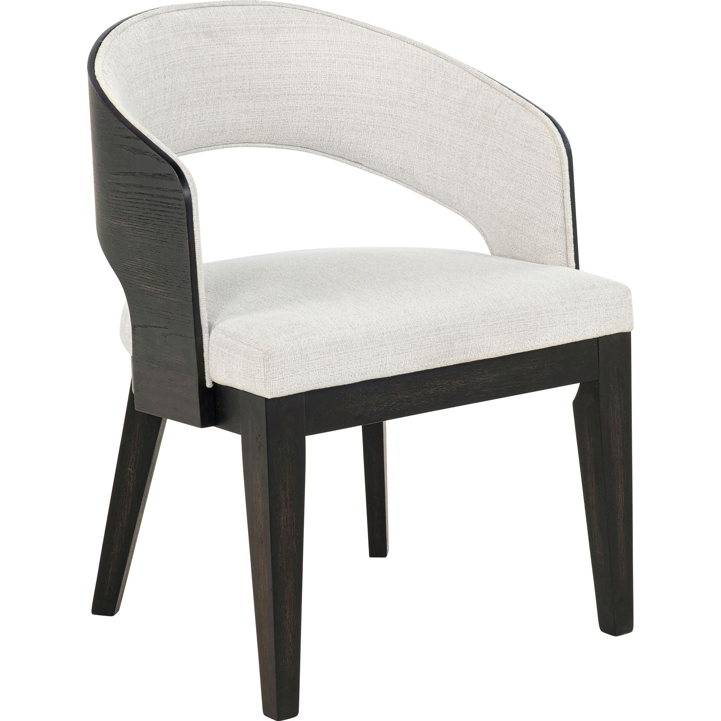 Coaster Furniture Leandro 115393 Set of 2 Upholstered Dining Arm Chair - Cream - Image 3
