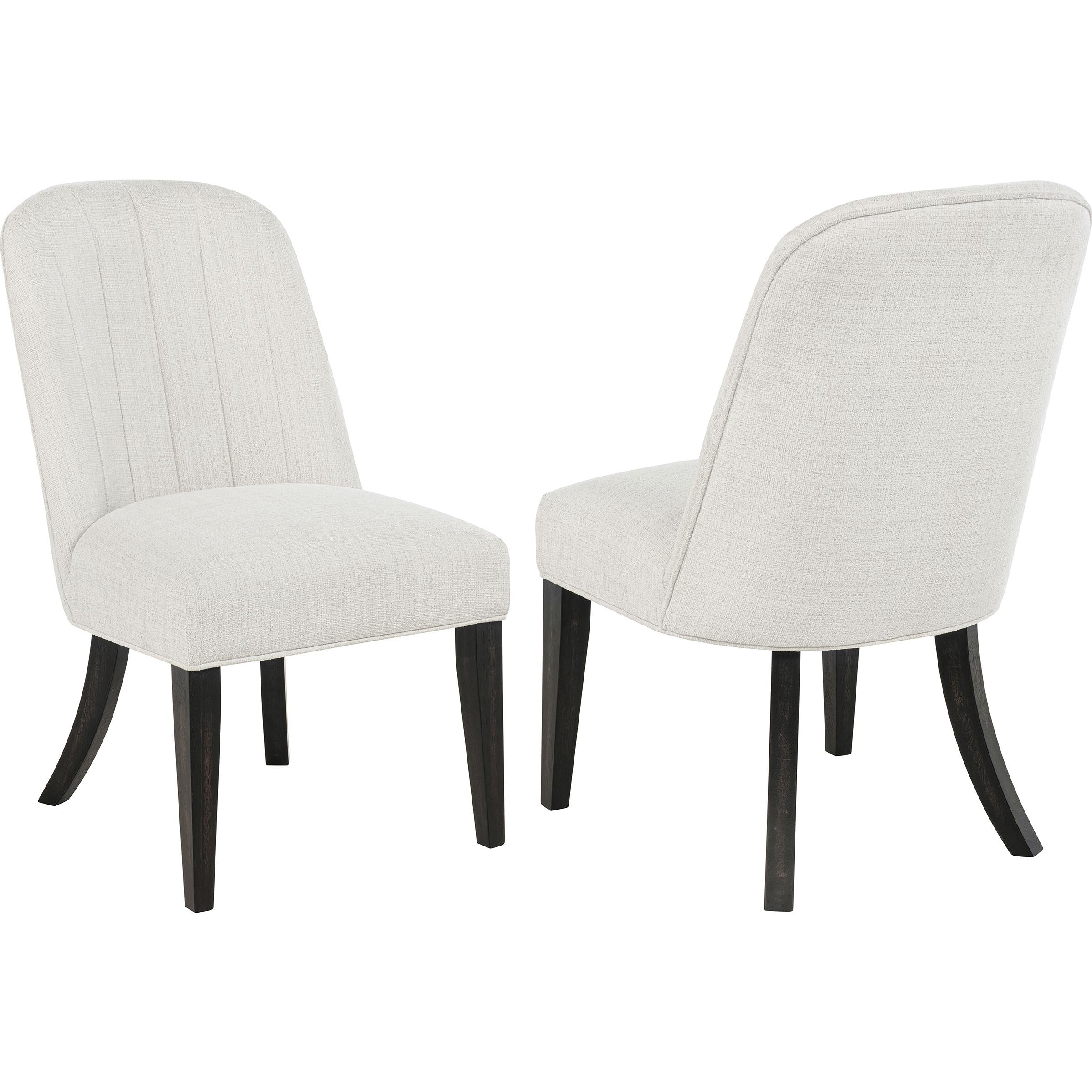 Coaster Furniture Leandro 115392 Set of 2 Upholstered Dining Side Chair - Cream - Image 1