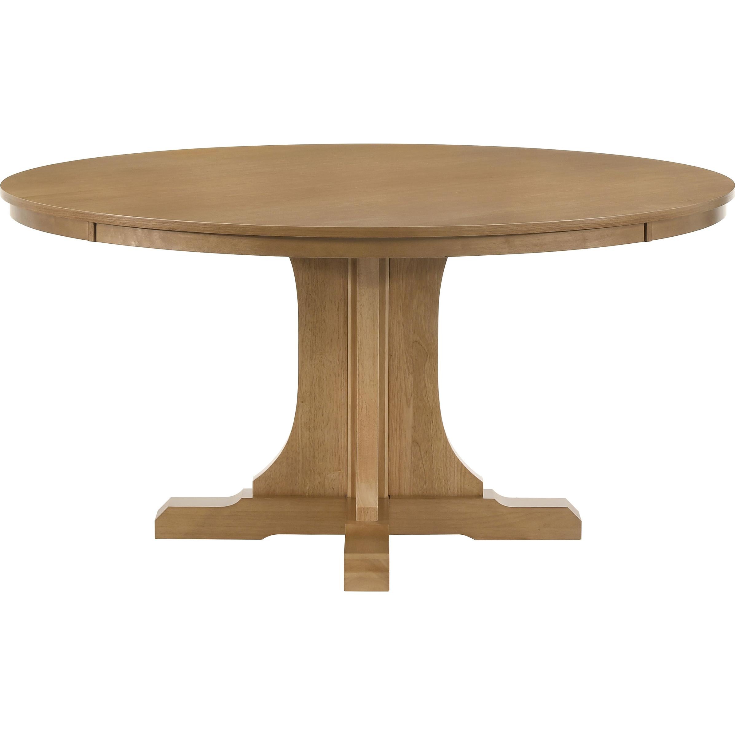 Coaster Furniture Hartville 109460 60-inch Round Dining Table - Natural Light Brown - Image 3