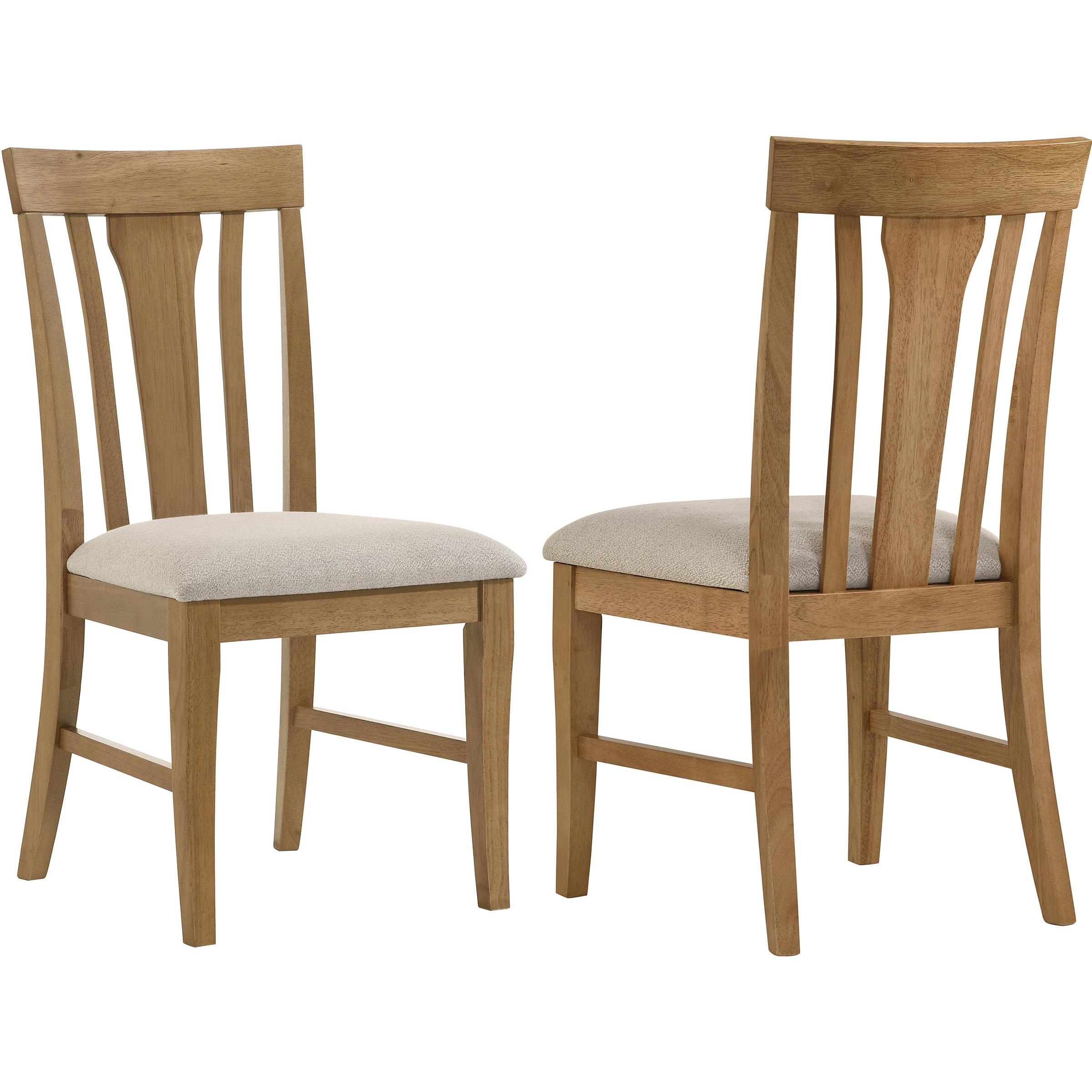 Coaster Furniture Hartville 109462 Set of 2 Dining Side Chair - Natural Light Brown - Image 1