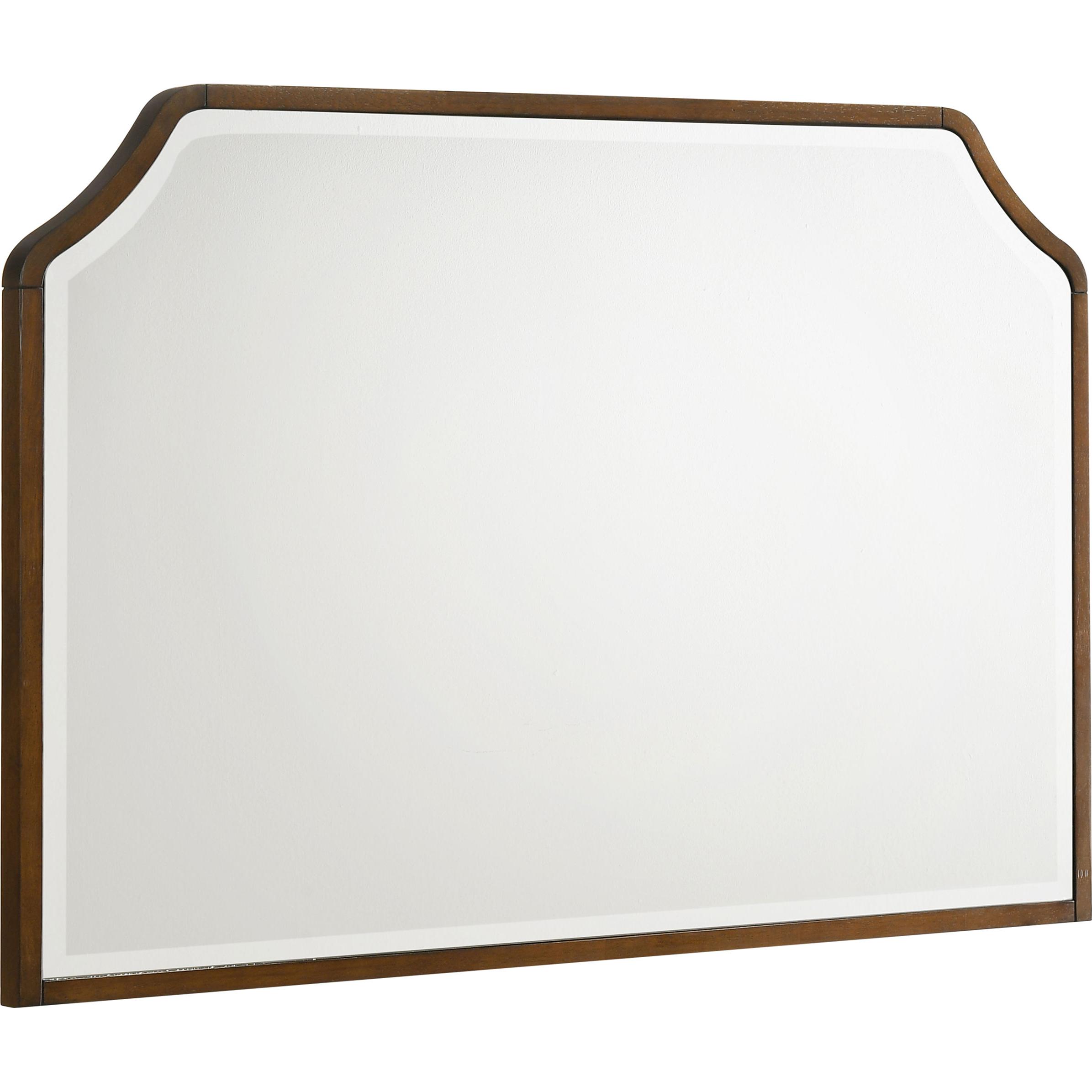Coaster Furniture Garland 205304 Dresser Mirror - Brown Cherry - Image 1