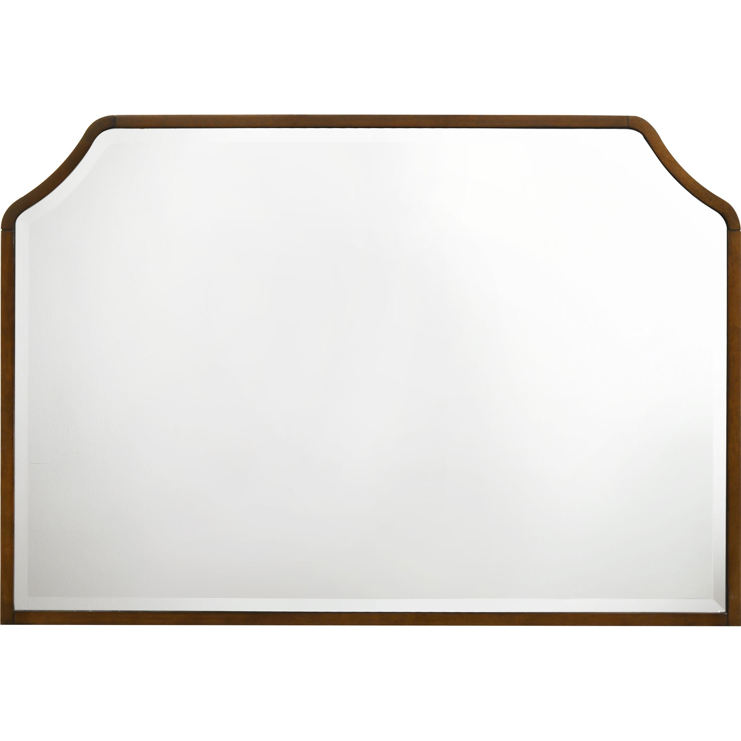 Coaster Furniture Garland 205304 Dresser Mirror - Brown Cherry - Image 2