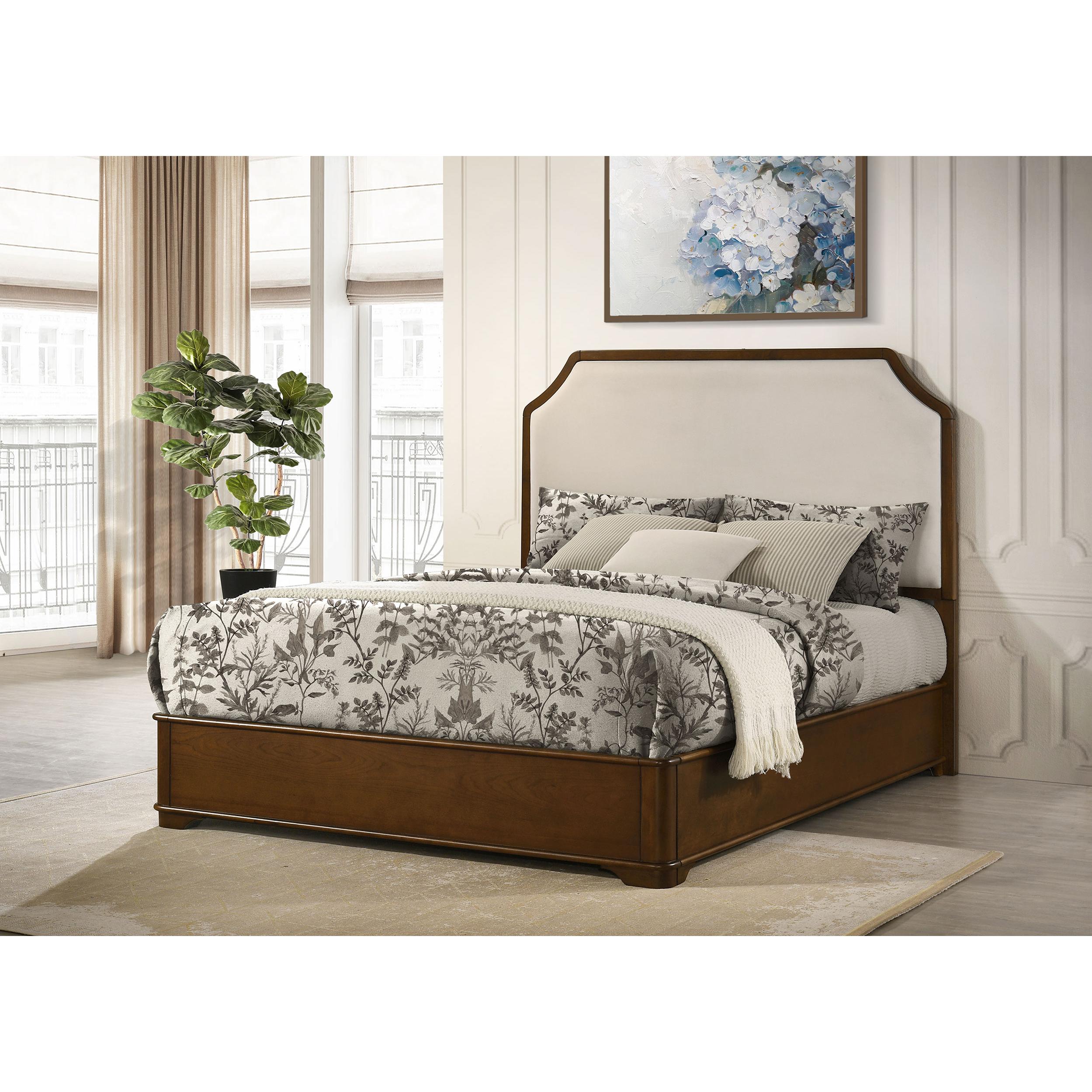Coaster Furniture Garland 205301Q 58-inch Queen Panel Bed - Cream/Brown Cherry - Image 2