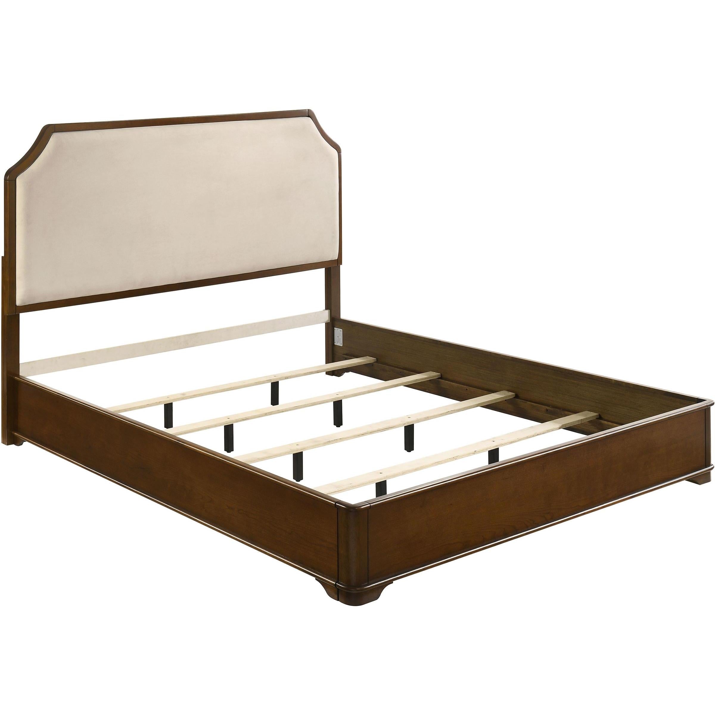 Coaster Furniture Garland 205301KE 58-inch King Panel Bed - Cream/Brown Cherry - Image 1