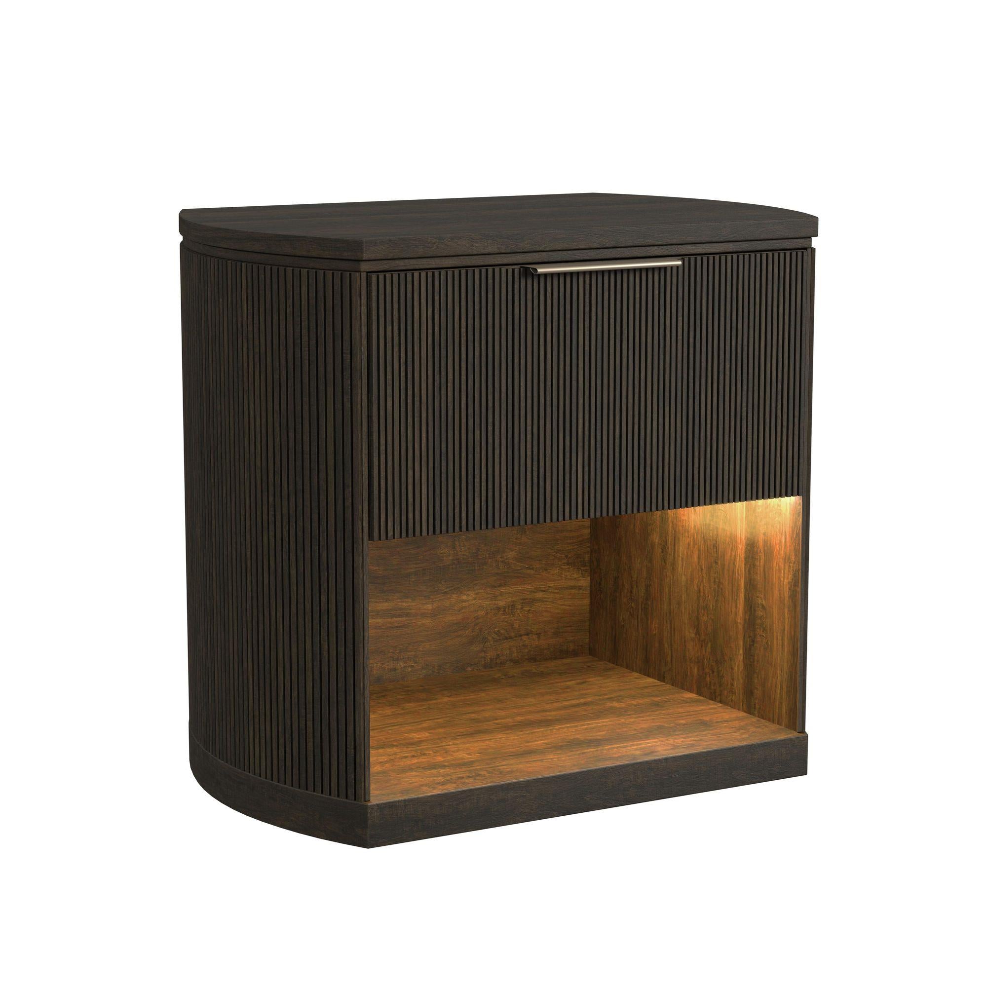 Elements International Sylvie B-16000-5-NS 1-Drawer Nightstand - Image 2