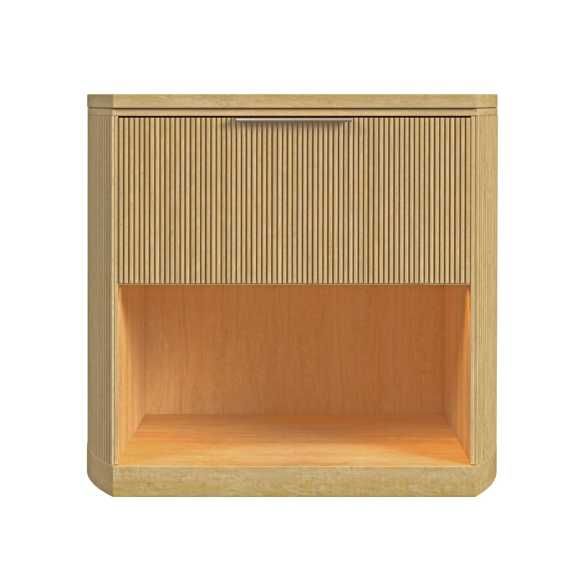 Elements International Sylvie B-16000-6-NS 1-Drawer Nightstand - Image 2