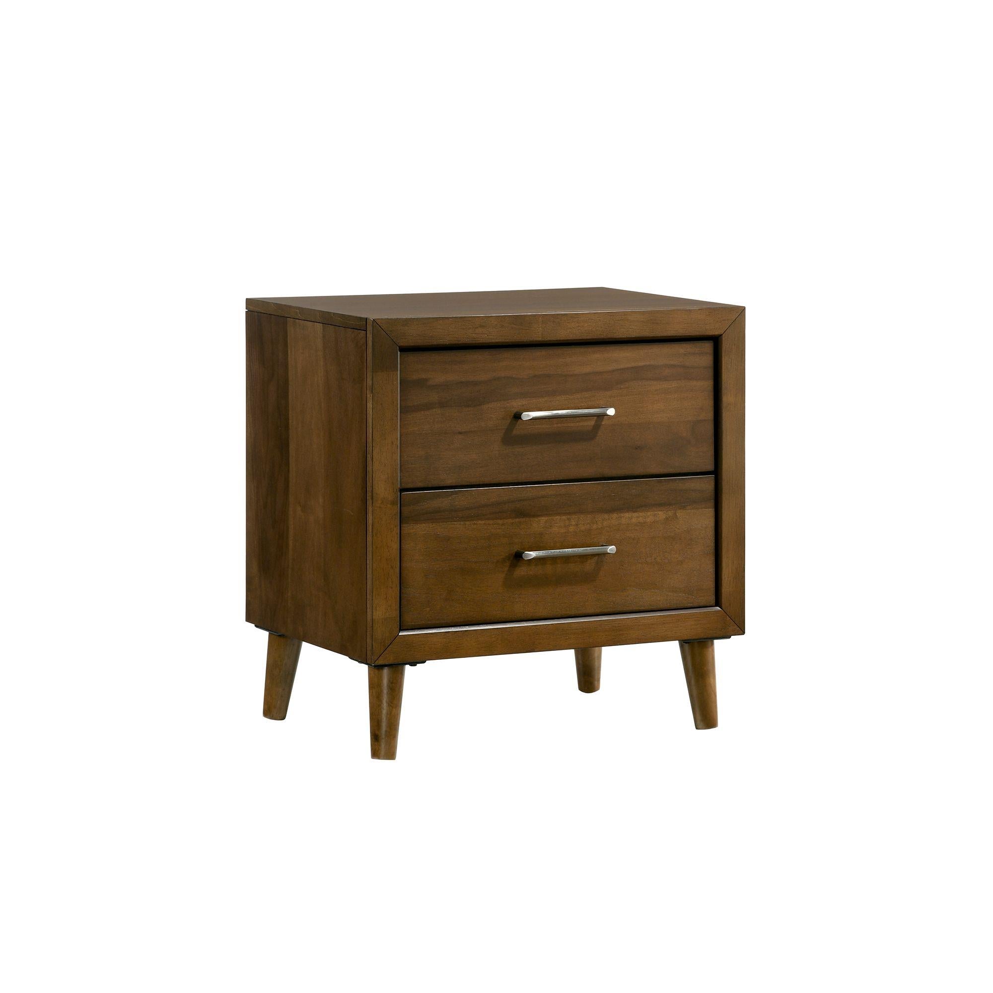 Elements International Malibu MC400NS 2-Drawer Nightstand