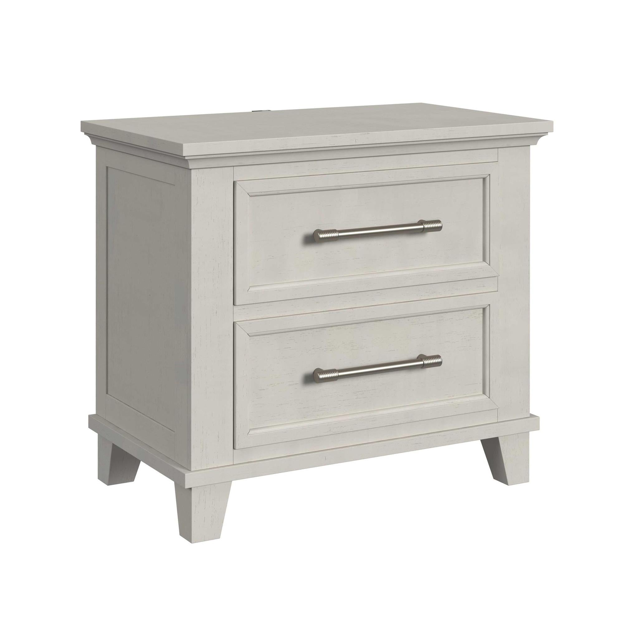 Elements International Canterbury B-13030-7-NS 2-Drawer Nightstand - Image 1