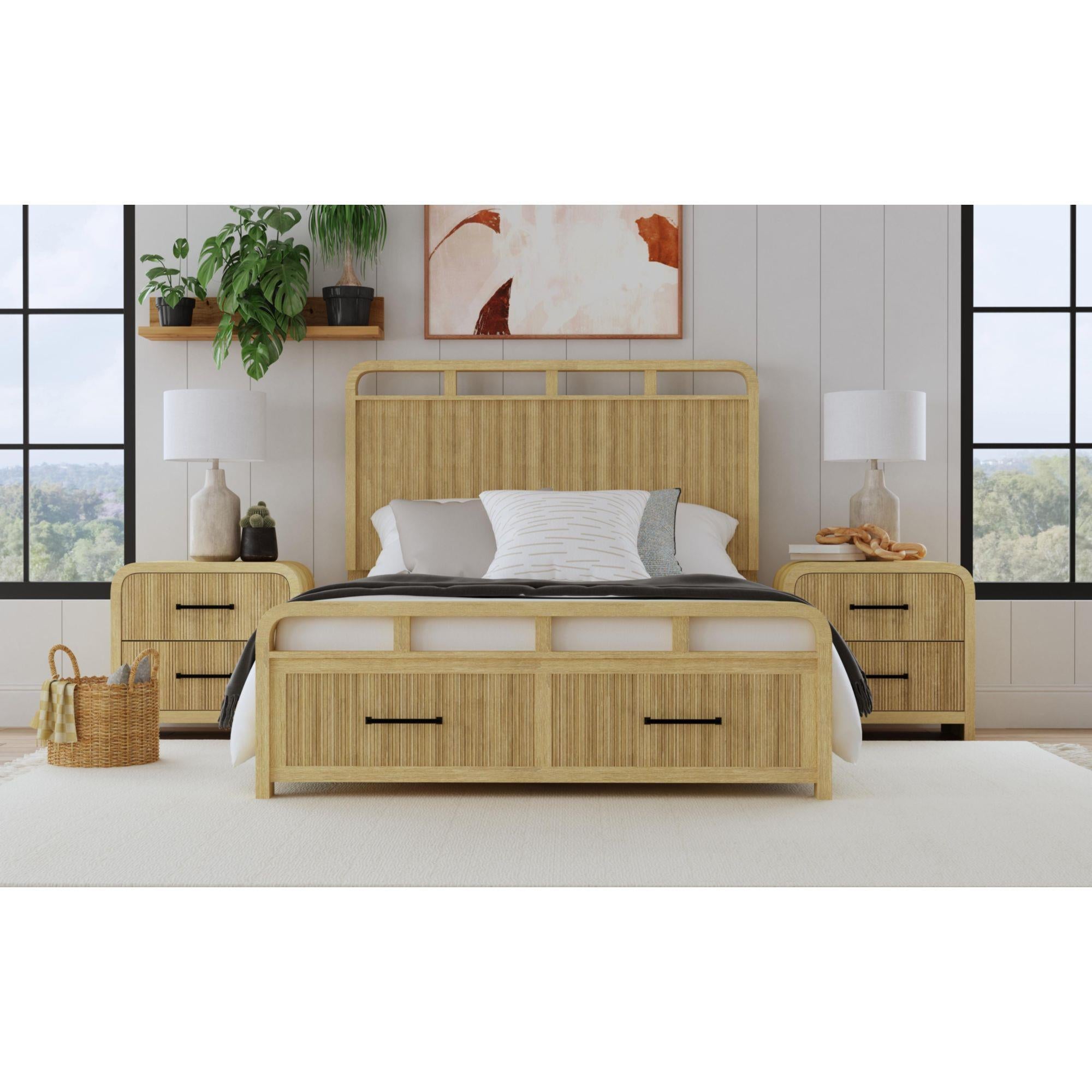Elements International Ridgemont B-14440-6-NS2 2-Drawer Nightstand - Image 3