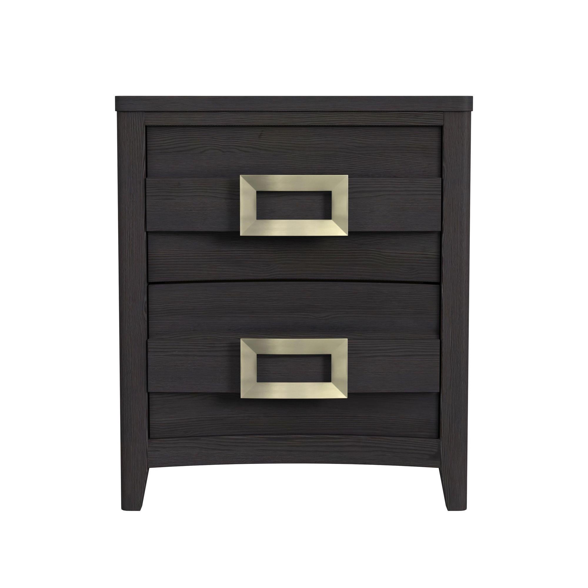 Elements International Tobias B-15990-8-NS 2-Drawer Nightstand - Image 2