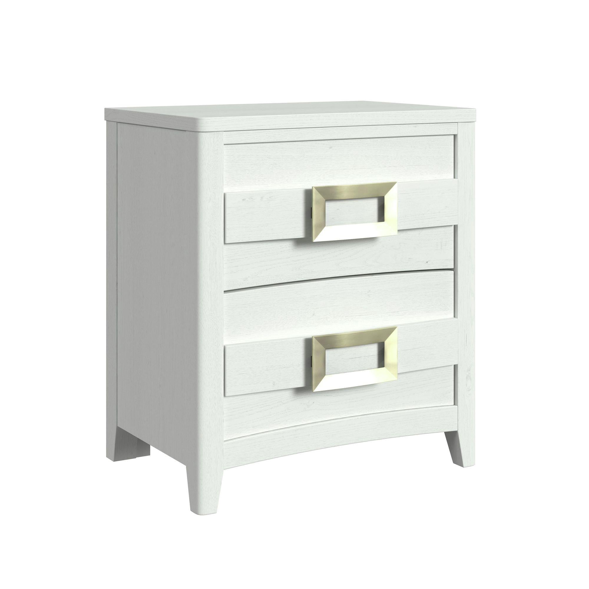 Elements International Tobias B-15990-7-NS 2-Drawer Nightstand - Image 1