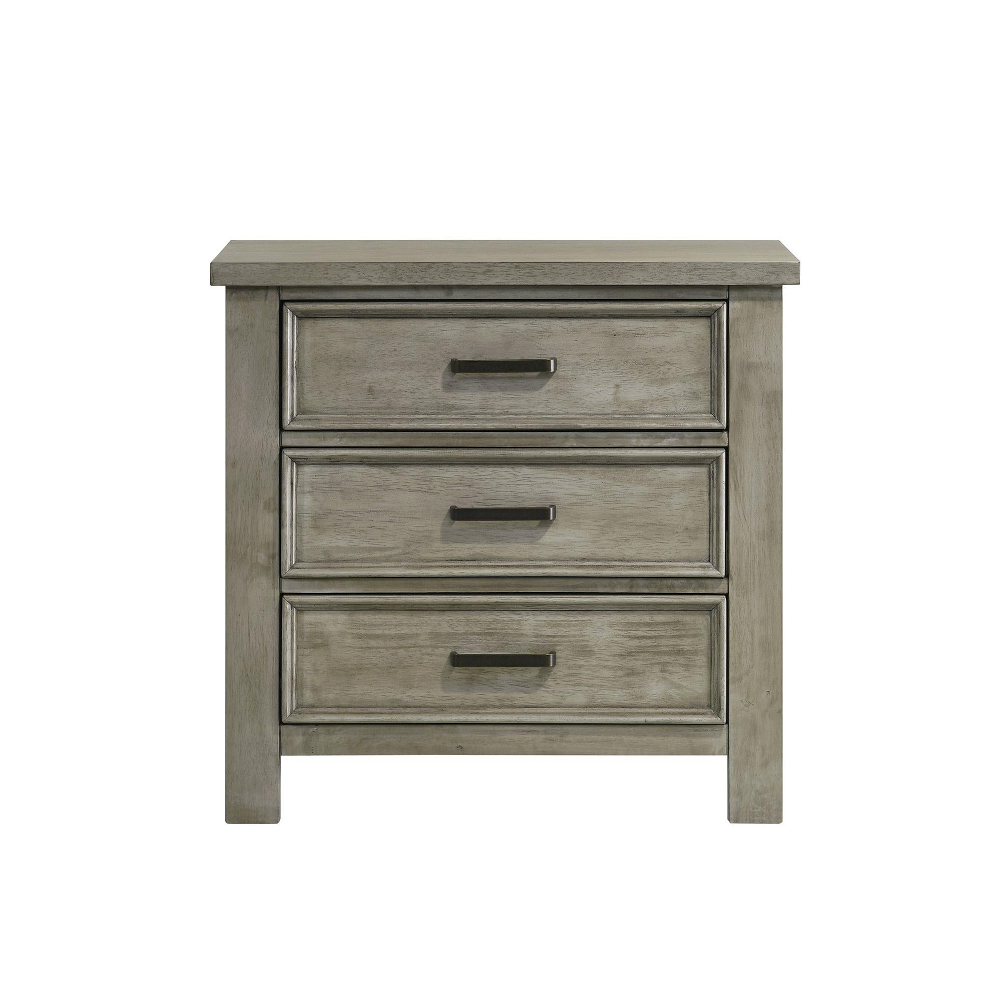 Elements International Sullivan SV300NS 3-Drawer Nightstand - Image 2