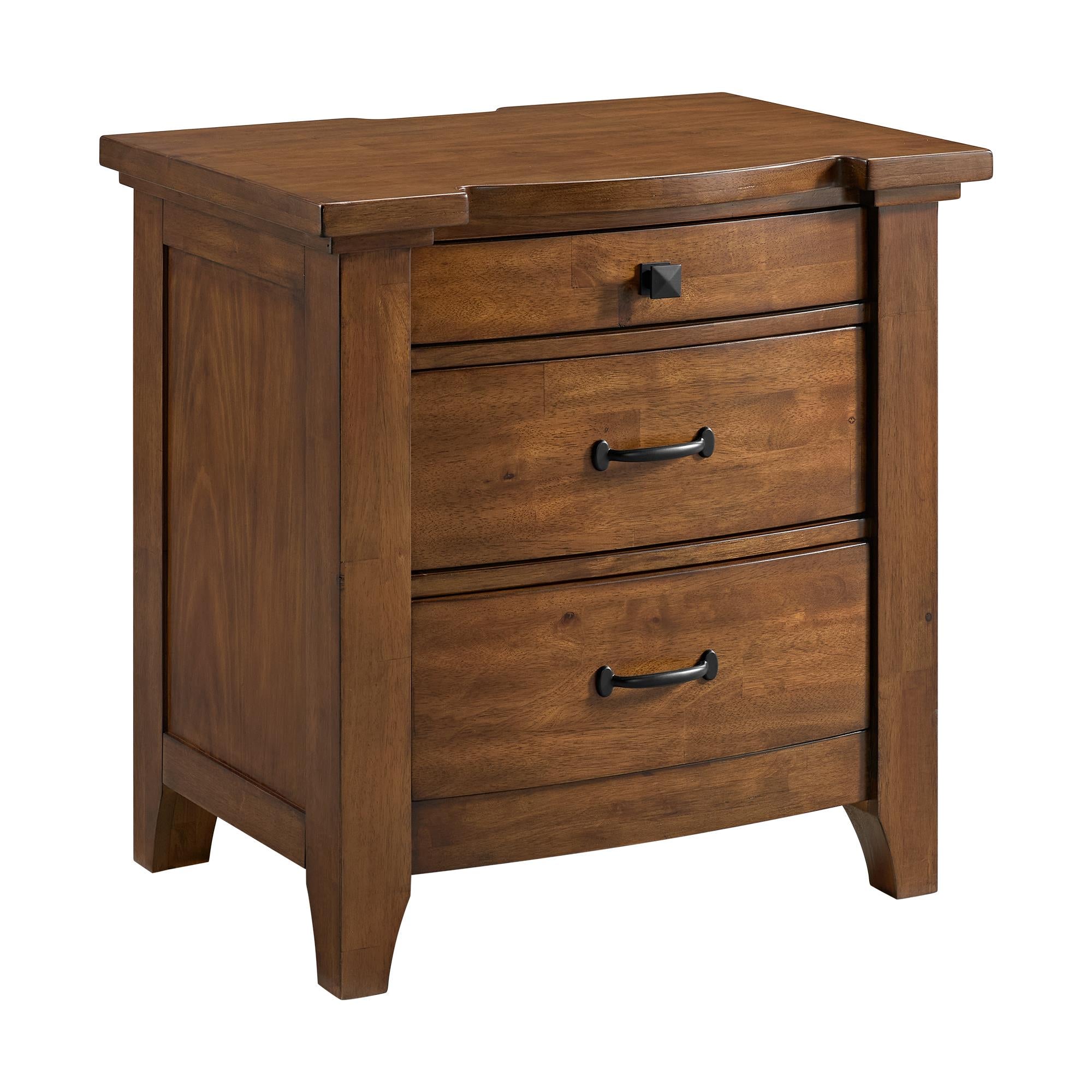 Elements International Gage B-15580-5-NS 3-Drawer Nightstand - Image 1