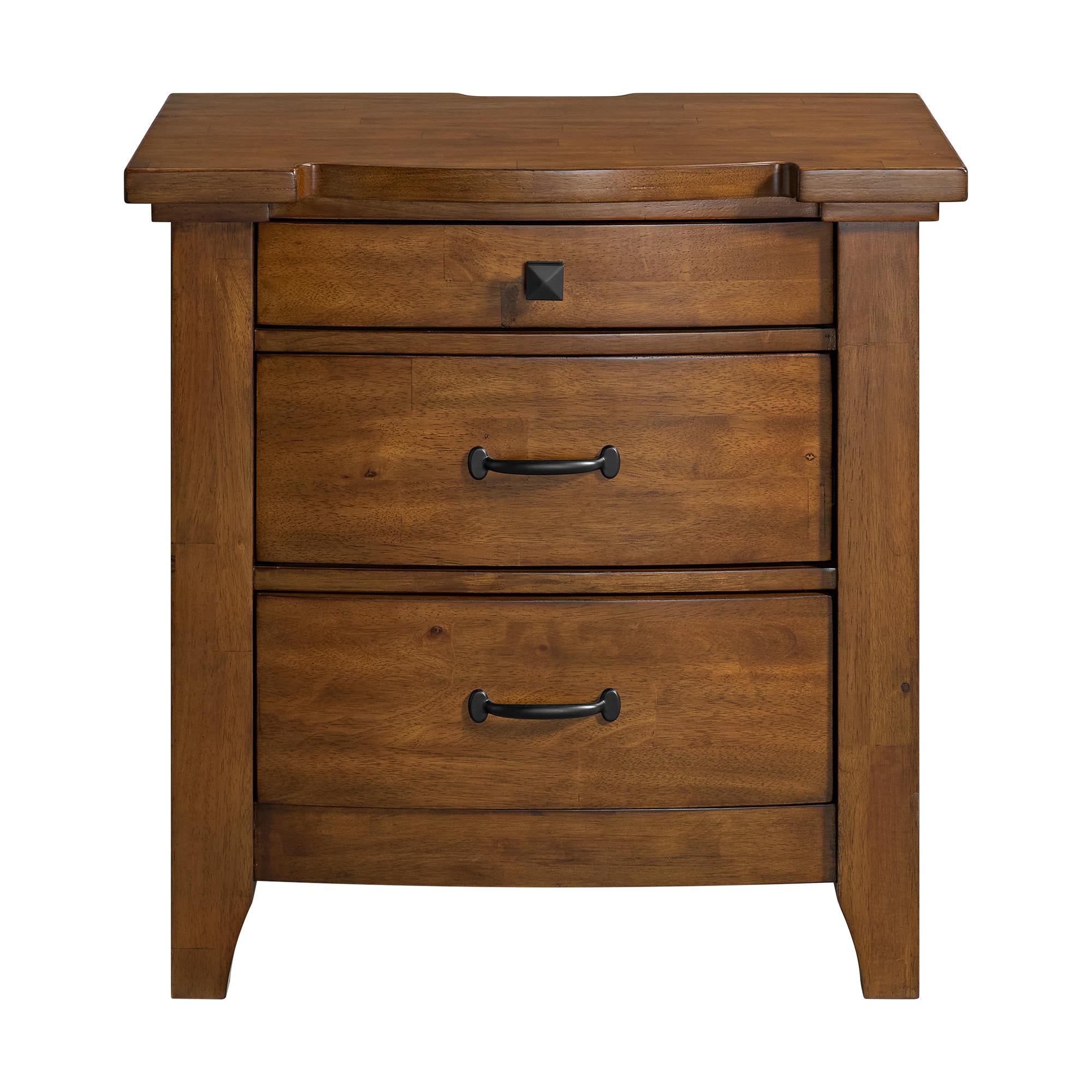 Elements International Gage B-15580-5-NS 3-Drawer Nightstand - Image 2
