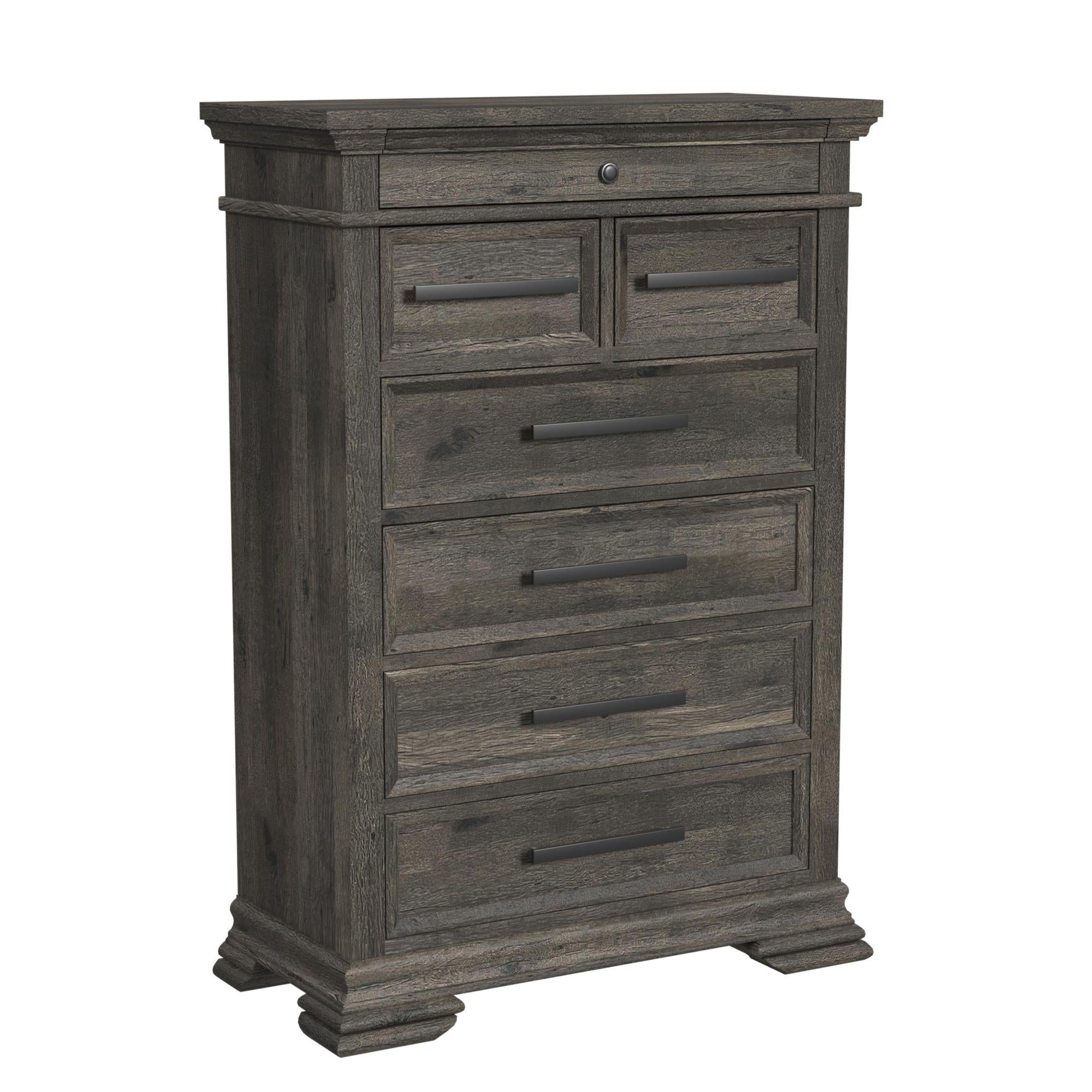 Elements International Park Ridge B-13130-8-CH 6-Drawer Chest - Image 1