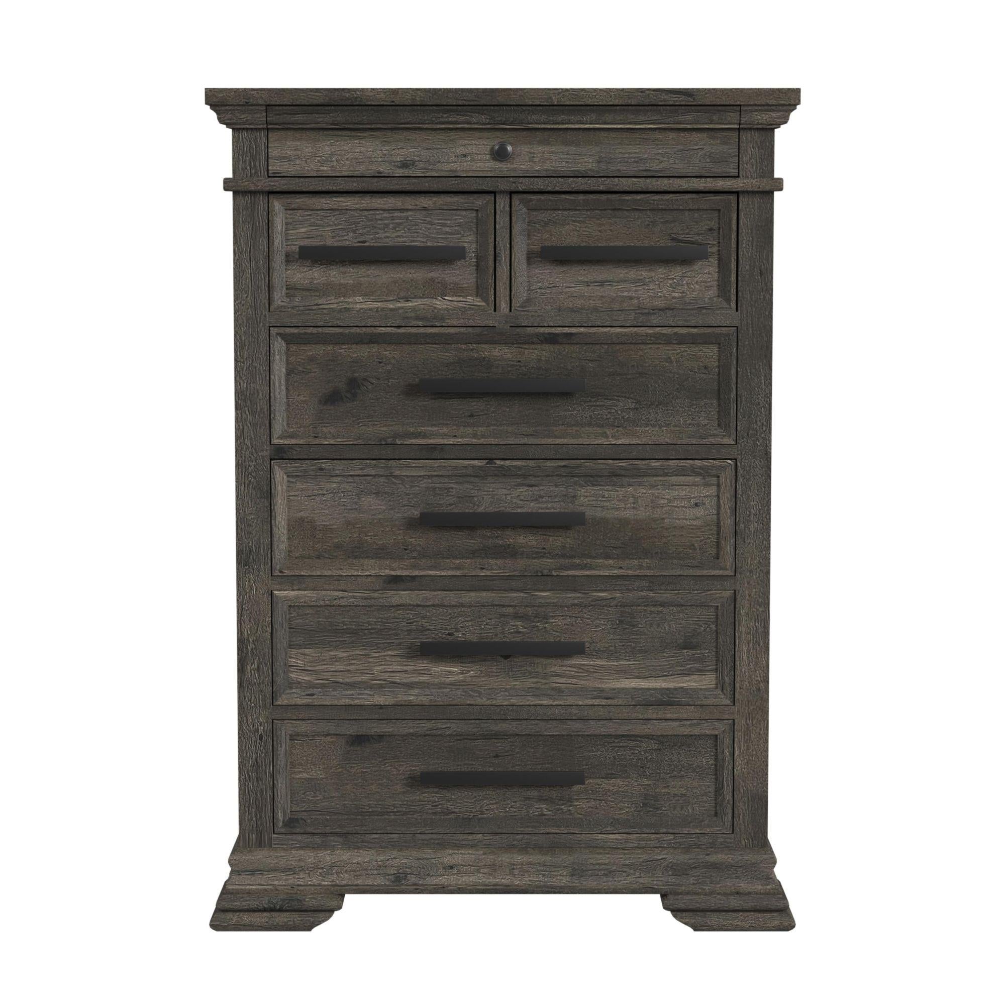 Elements International Park Ridge B-13130-8-CH 6-Drawer Chest - Image 2