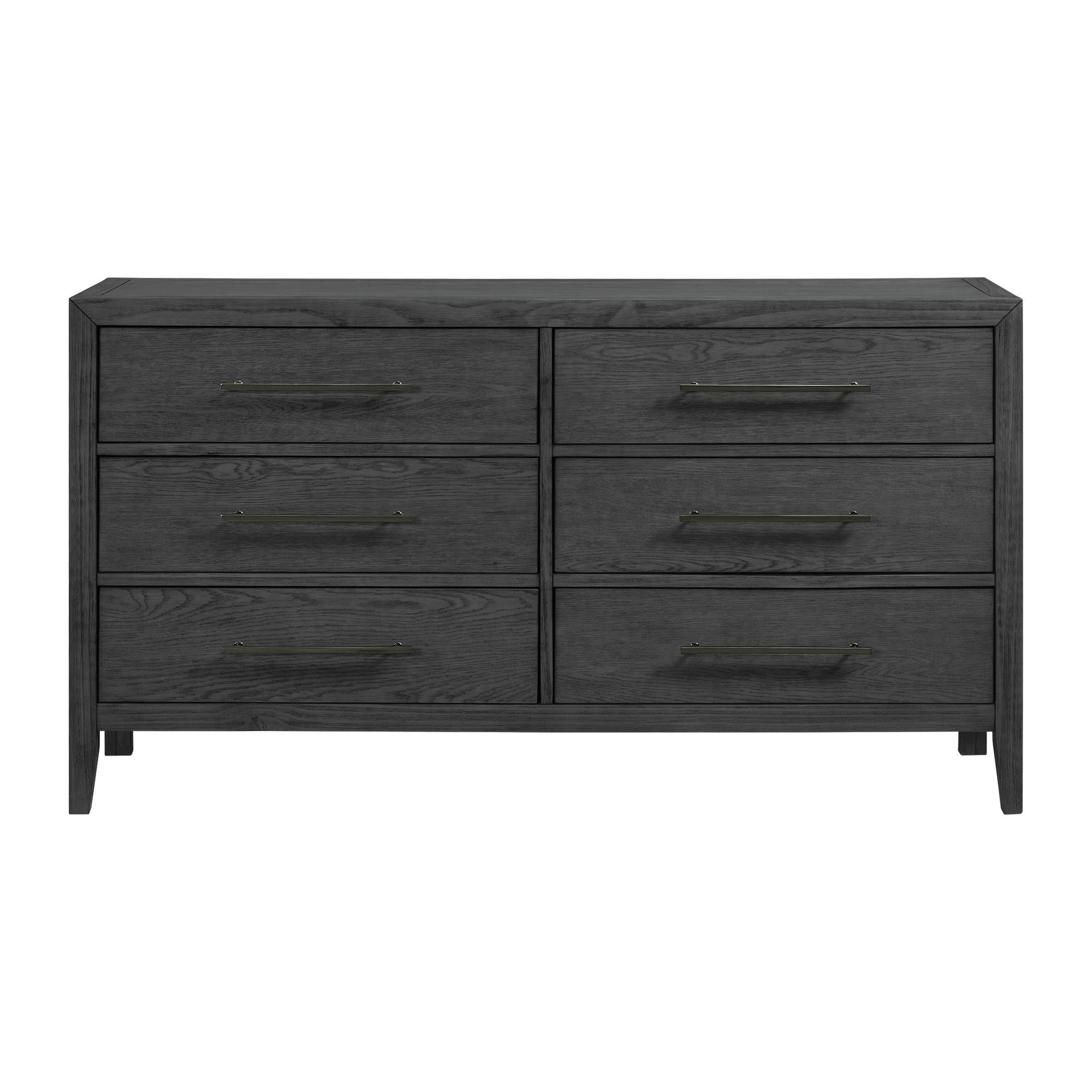 Elements International Versailles Contemporary B-3690-8-DR1 6-Drawer Dresser - Image 2
