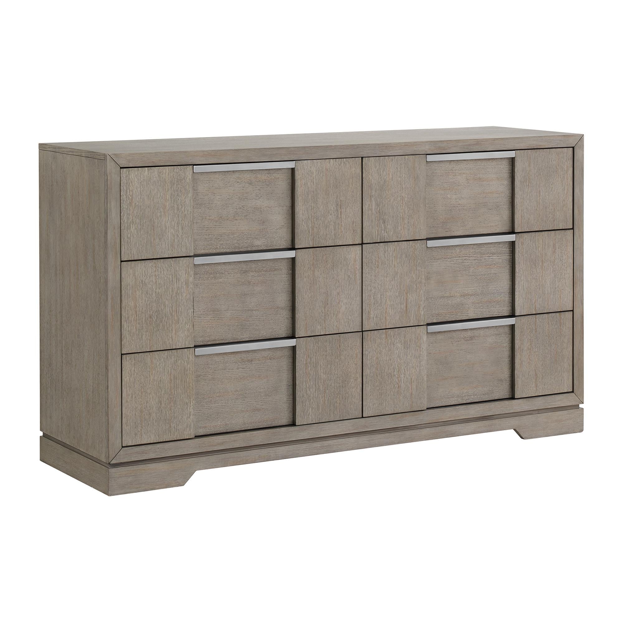 Elements International Kelis B-9770-3-DR 6-Drawer Dresser