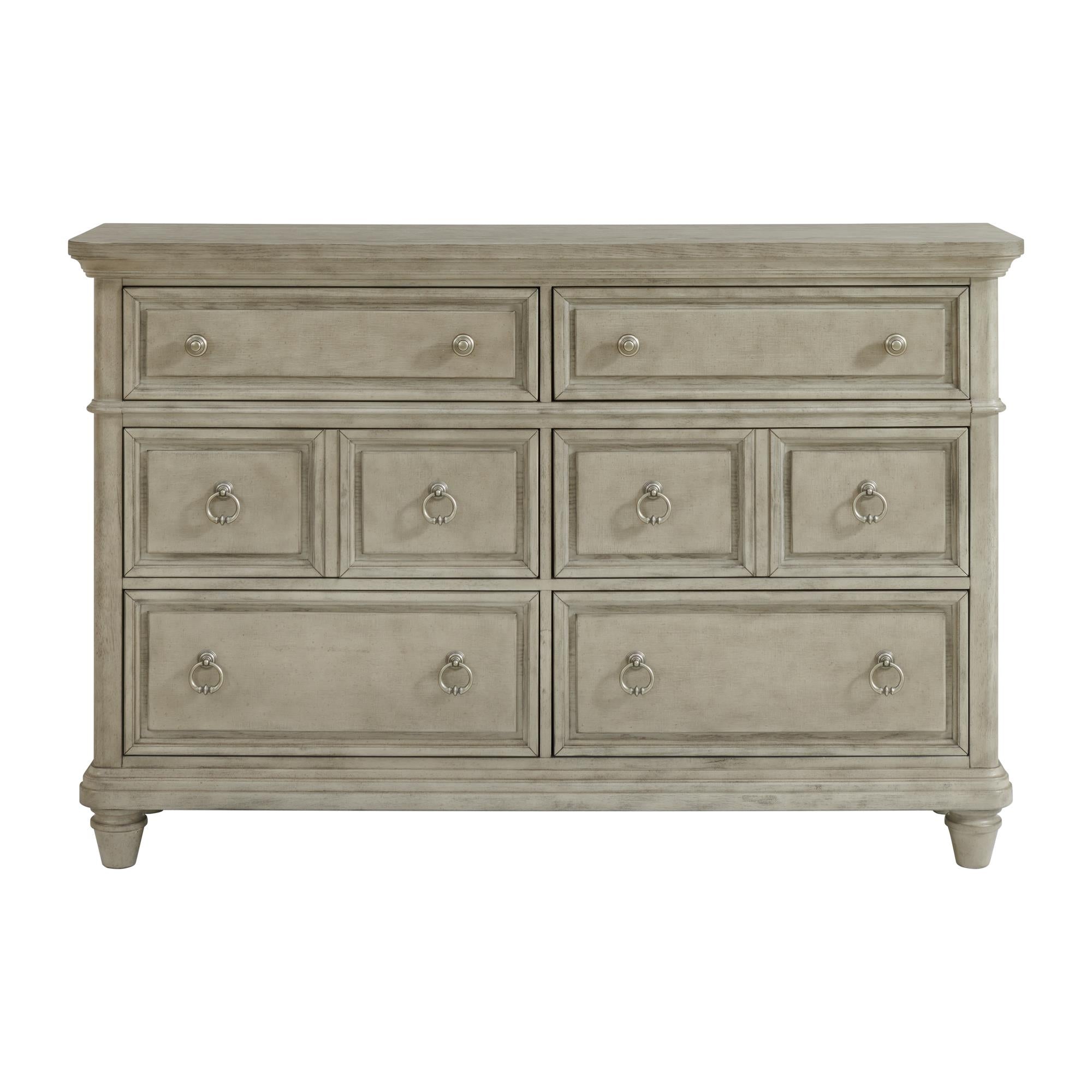 Elements International Whit-Ash B-11360-3-DR 6-Drawer Dresser - Image 2