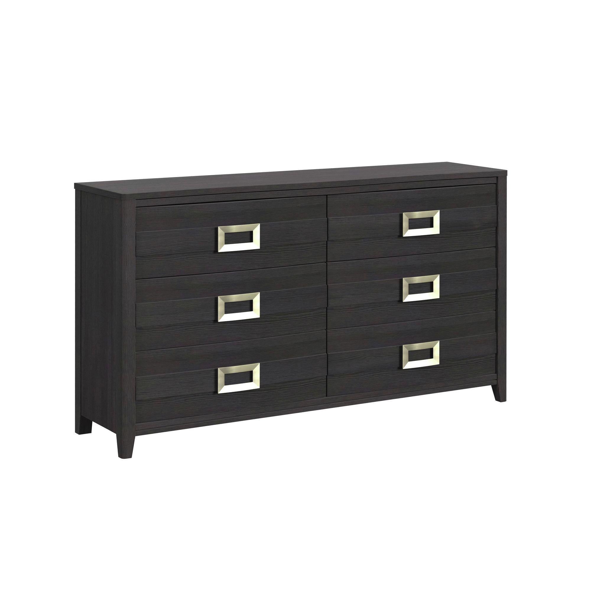 Elements International Tobias B-15990-8-DR 6-Drawer Dresser - Image 1