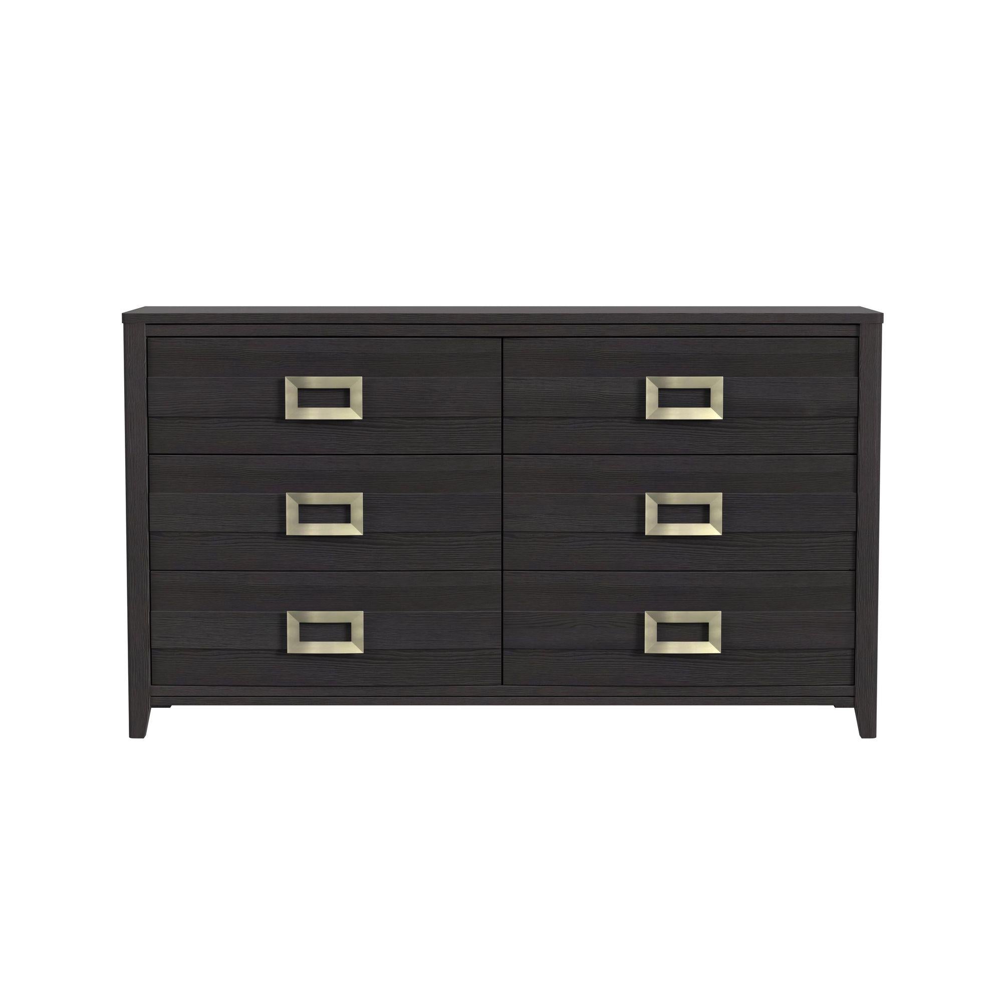 Elements International Tobias B-15990-8-DR 6-Drawer Dresser - Image 2