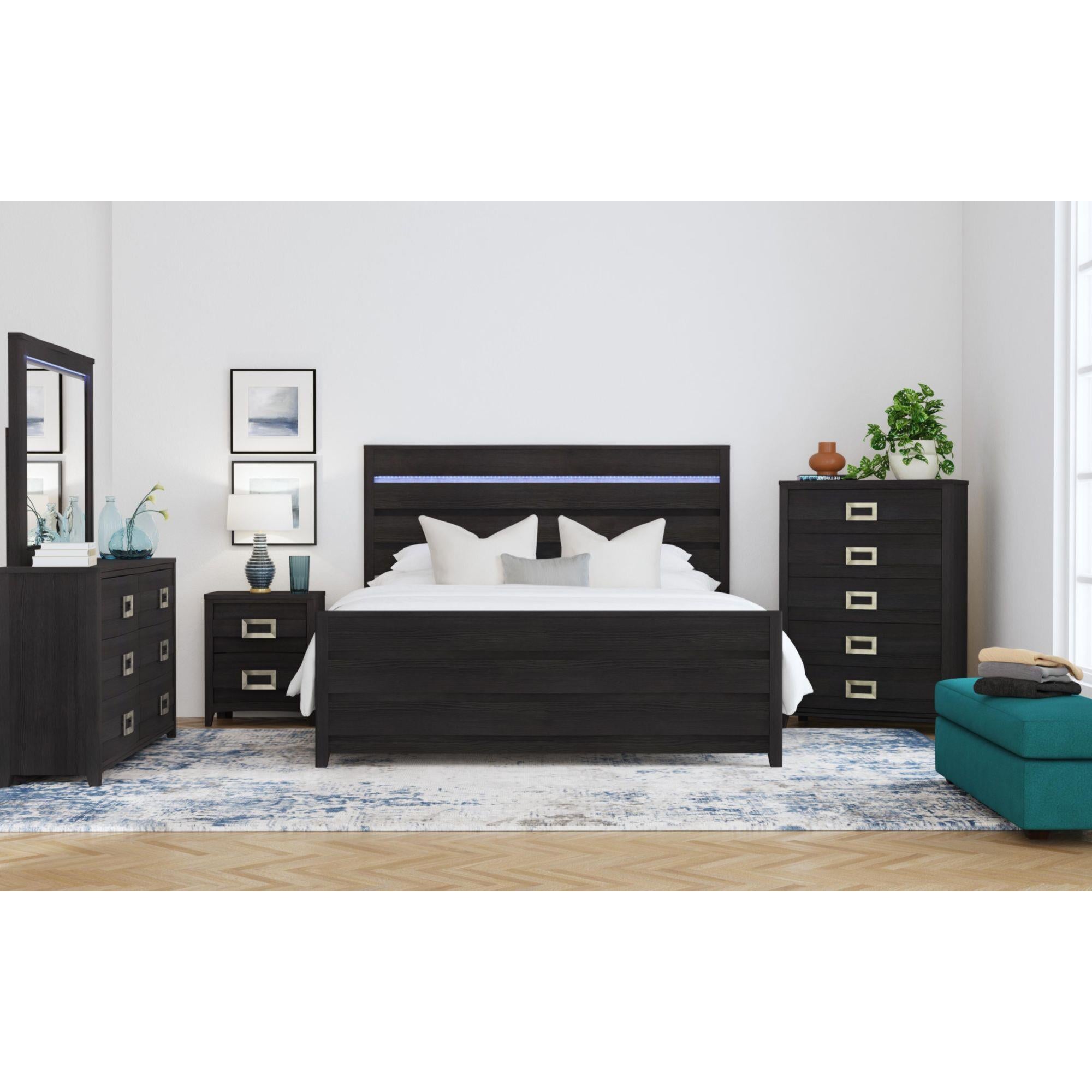 Elements International Tobias B-15990-8-DR 6-Drawer Dresser - Image 3