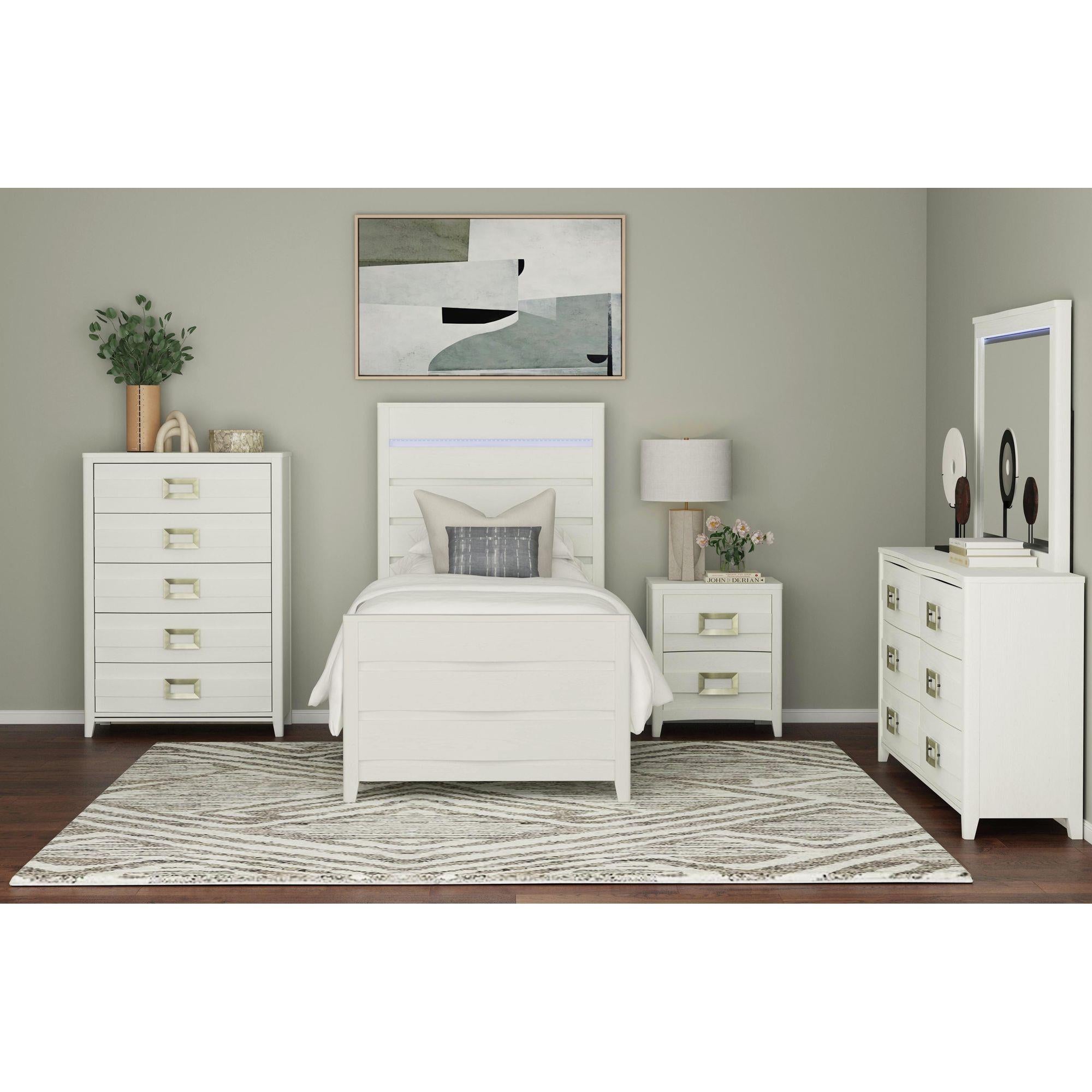 Elements International Tobias B-15990-7-DR 6-Drawer Dresser - Image 3