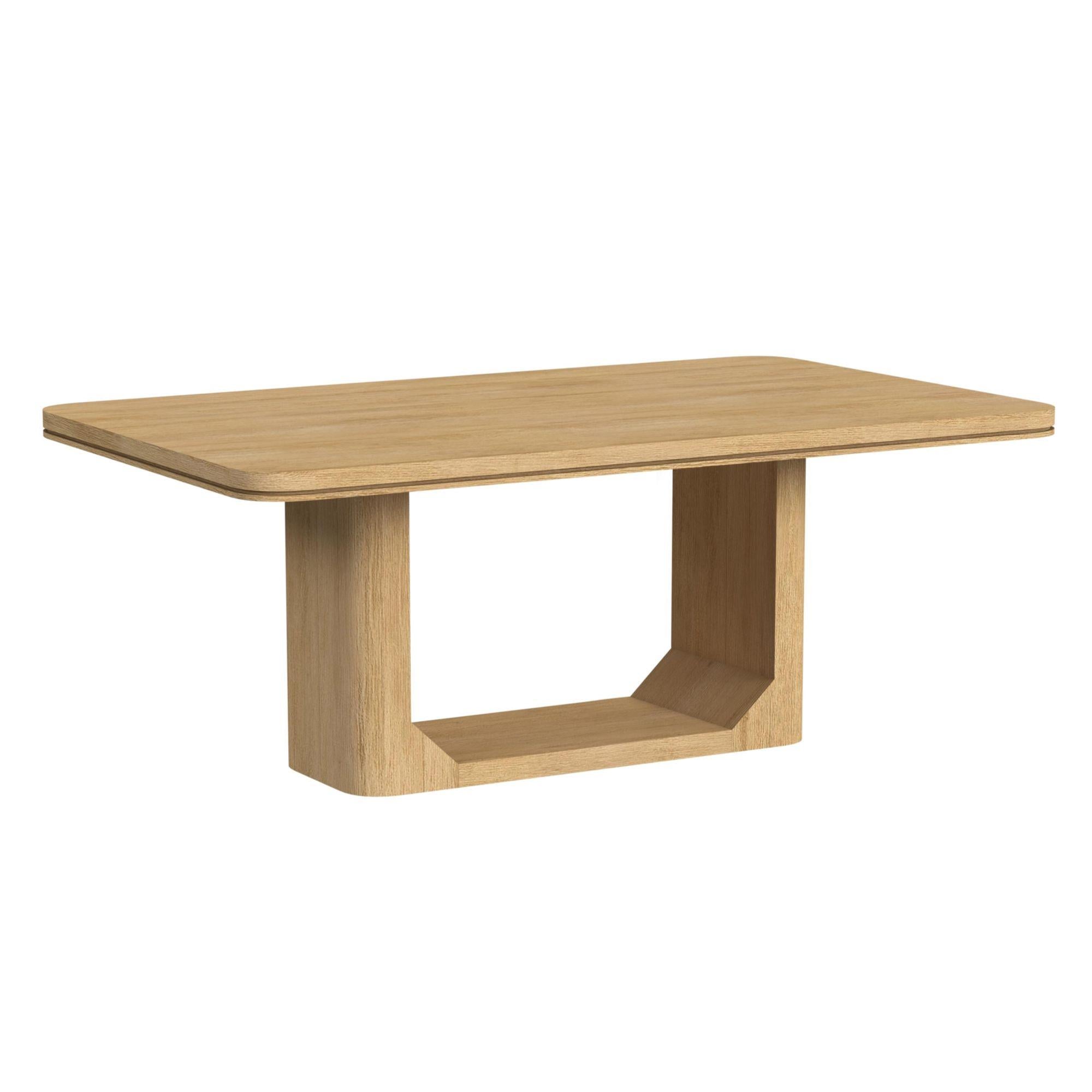 Elements International Rosalie D-16860-6-DT 72" Rectangular Dining Table - Image 1