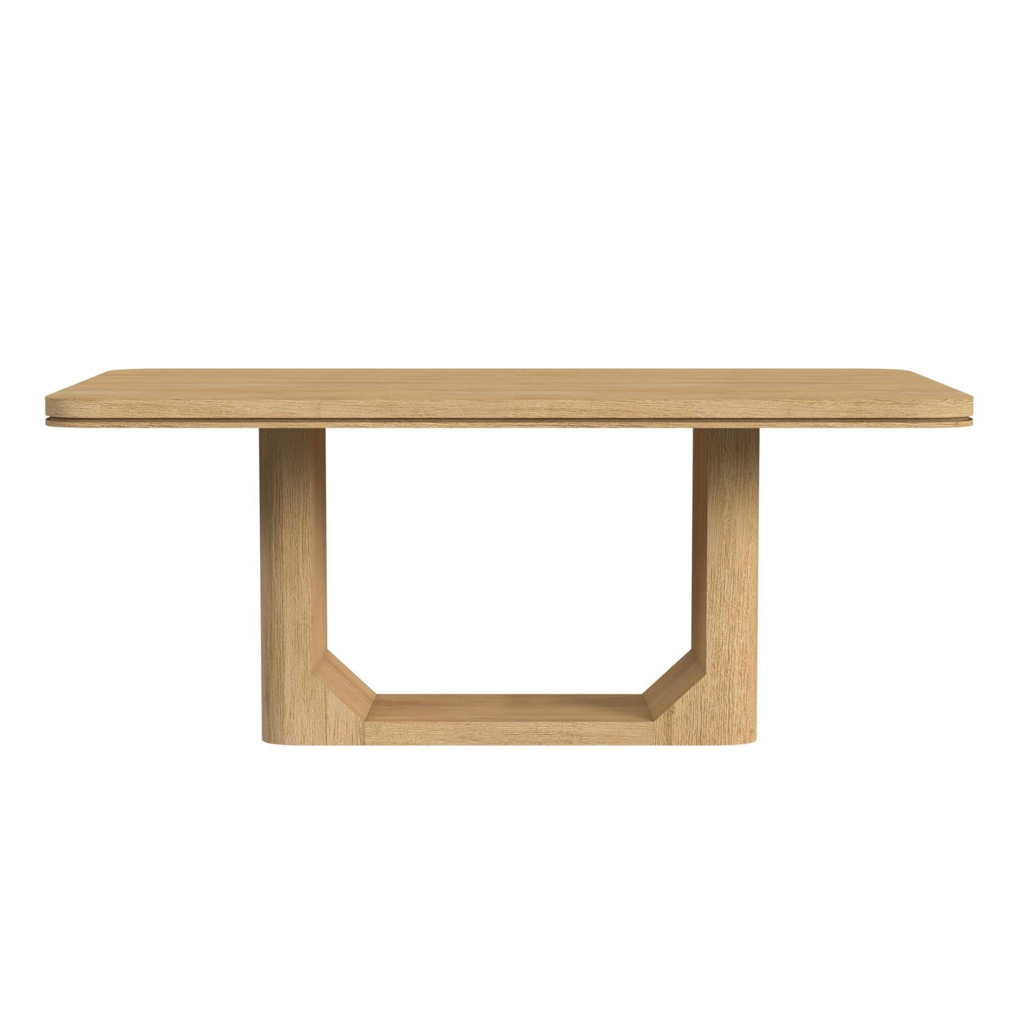 Elements International Rosalie D-16860-6-DT 72" Rectangular Dining Table - Image 2