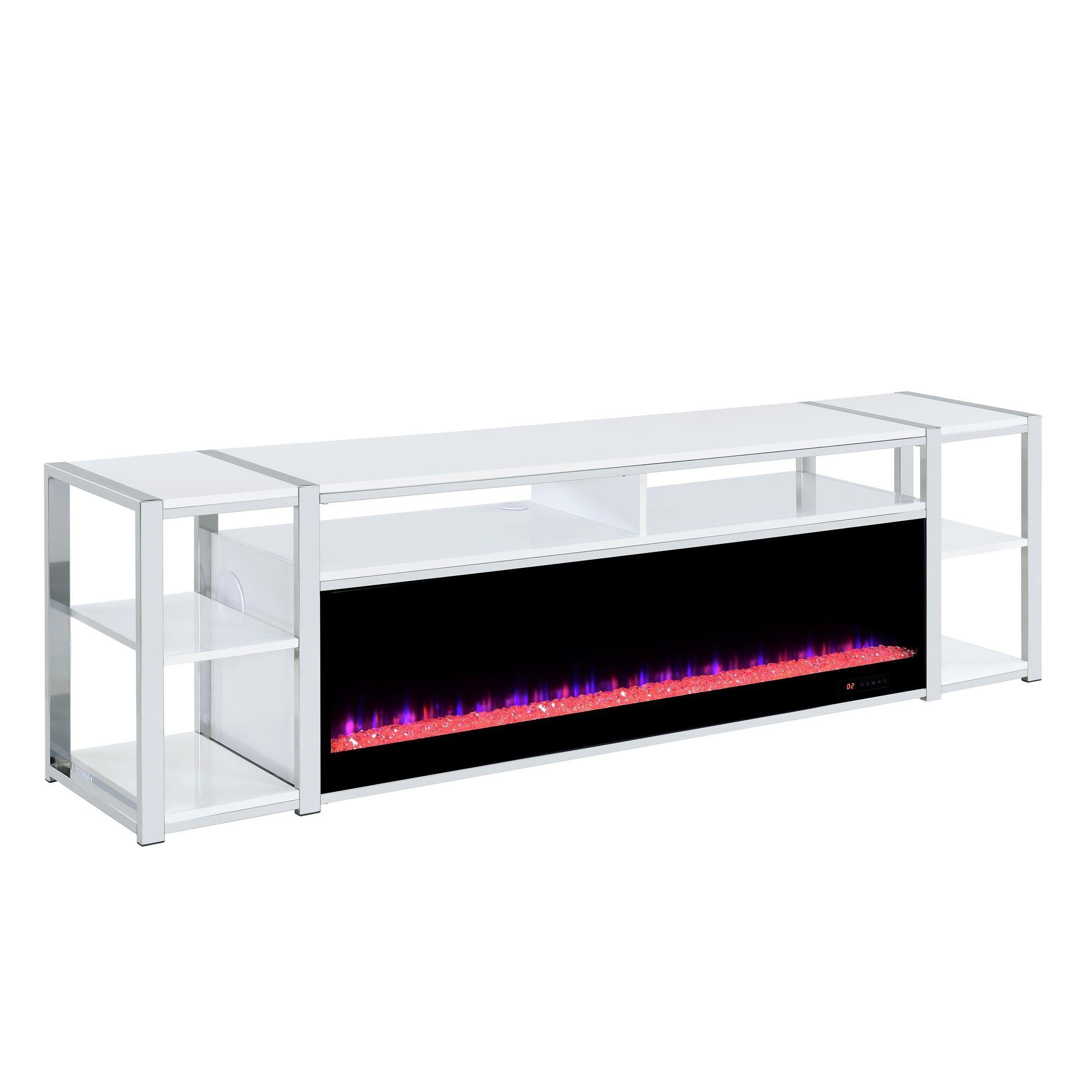 Elements International Midway LA-17270-7-FP 80" Tv Console - Image 2