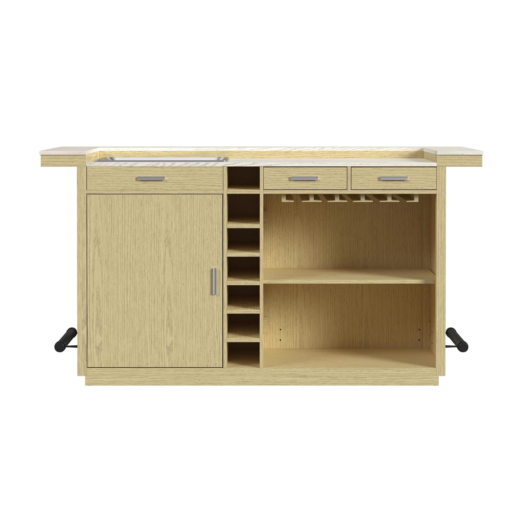 Elements International Cambrie DA-18010-6-BTC Bar Table - Image 2