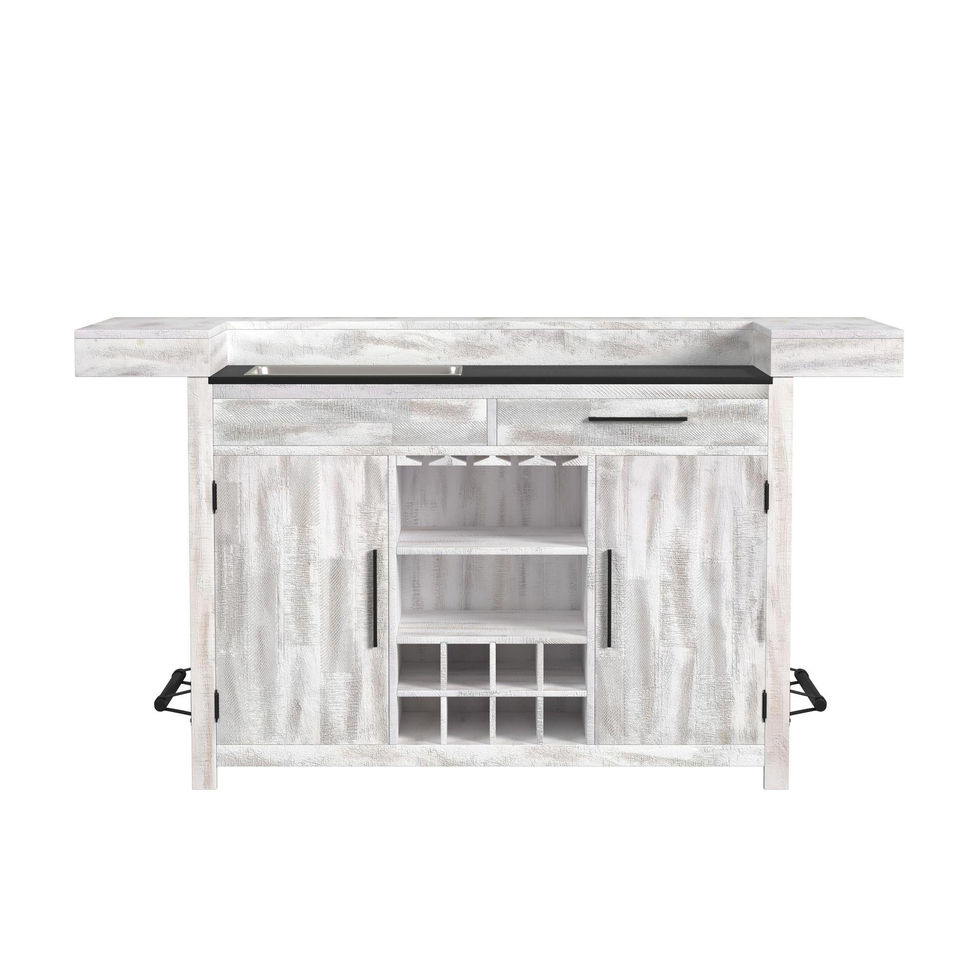 Elements International Rogen Rustic DA-12850-7-BT Bar Table - Image 2