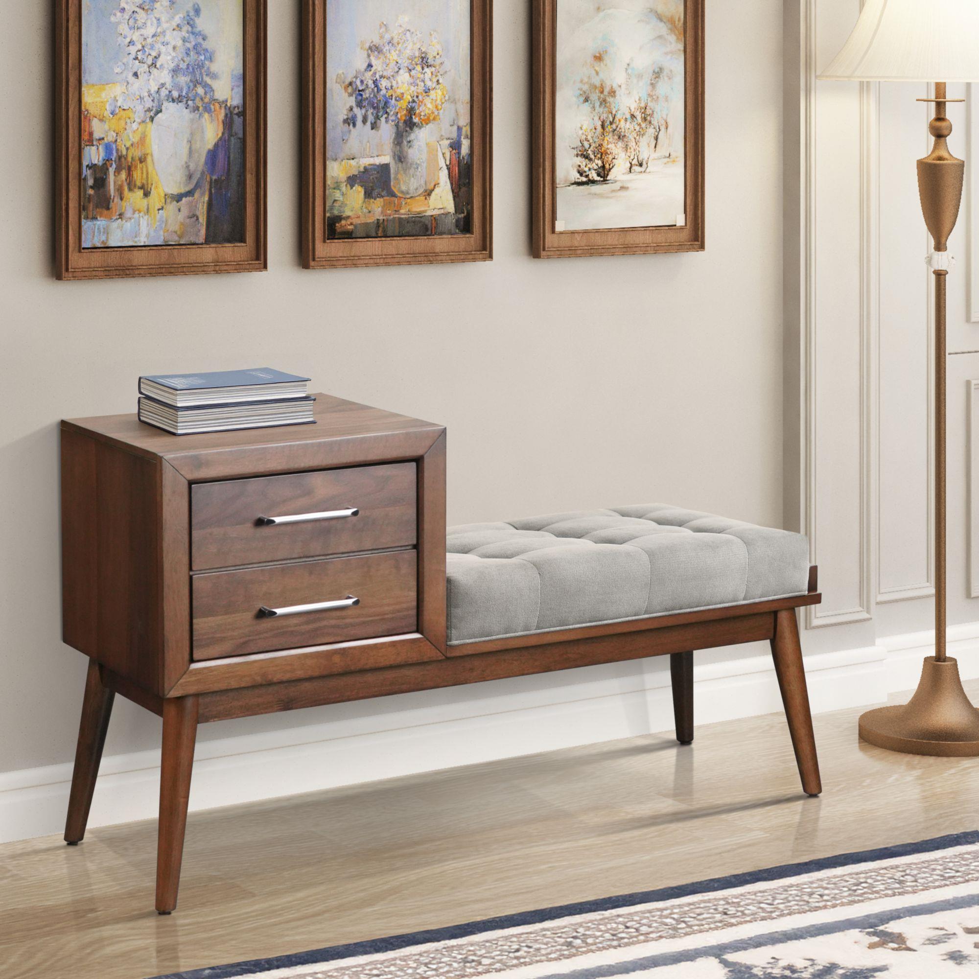 Elements International Malibu LA-4650-5-BN Bench - Image 3