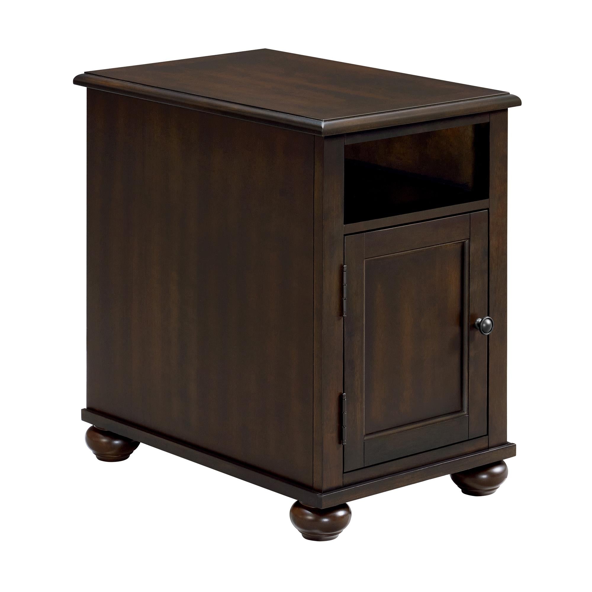 Elements International Wagner T-15740-5-CST Chairside Table - Image 1
