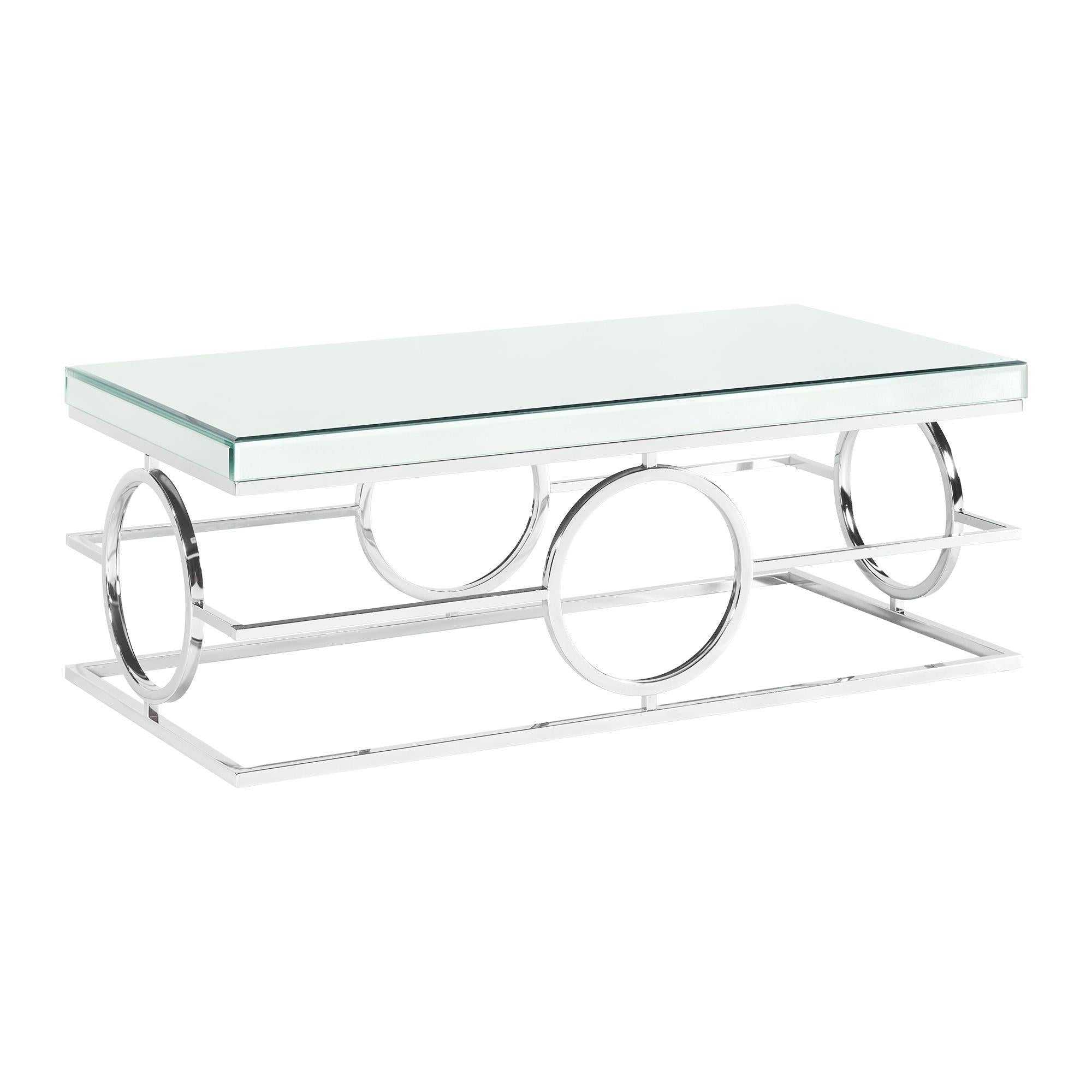 Elements International Pearl CTPL100CT Coffee Table - Image 1