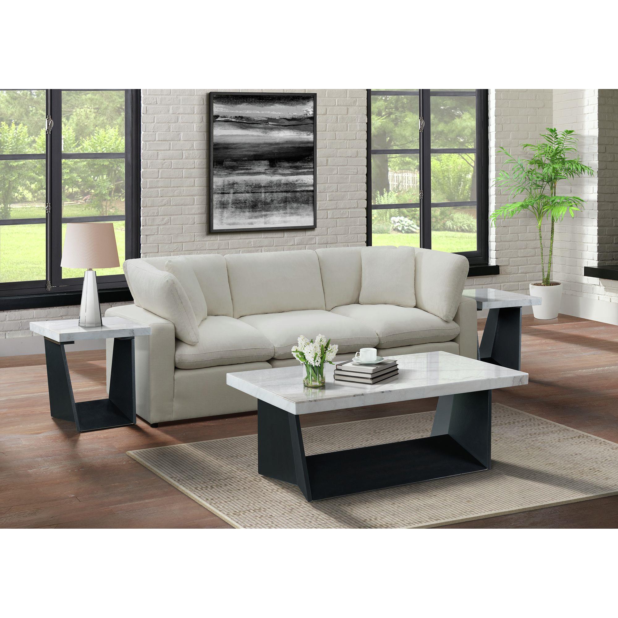 Elements International Beckley CTBY100CTC Coffee Table Complete - Image 3