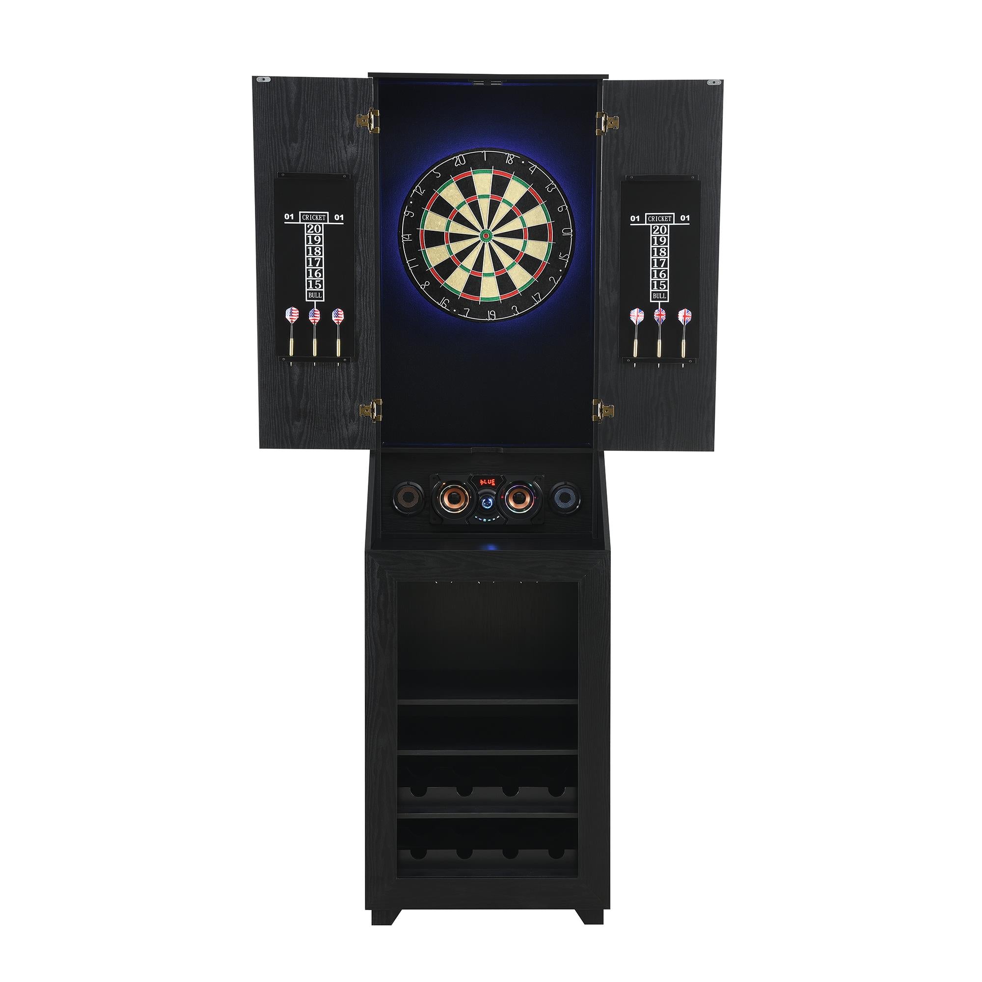 Elements International Hurricanes G-17920-8-DBCE Dartboard Cabinet - Image 2