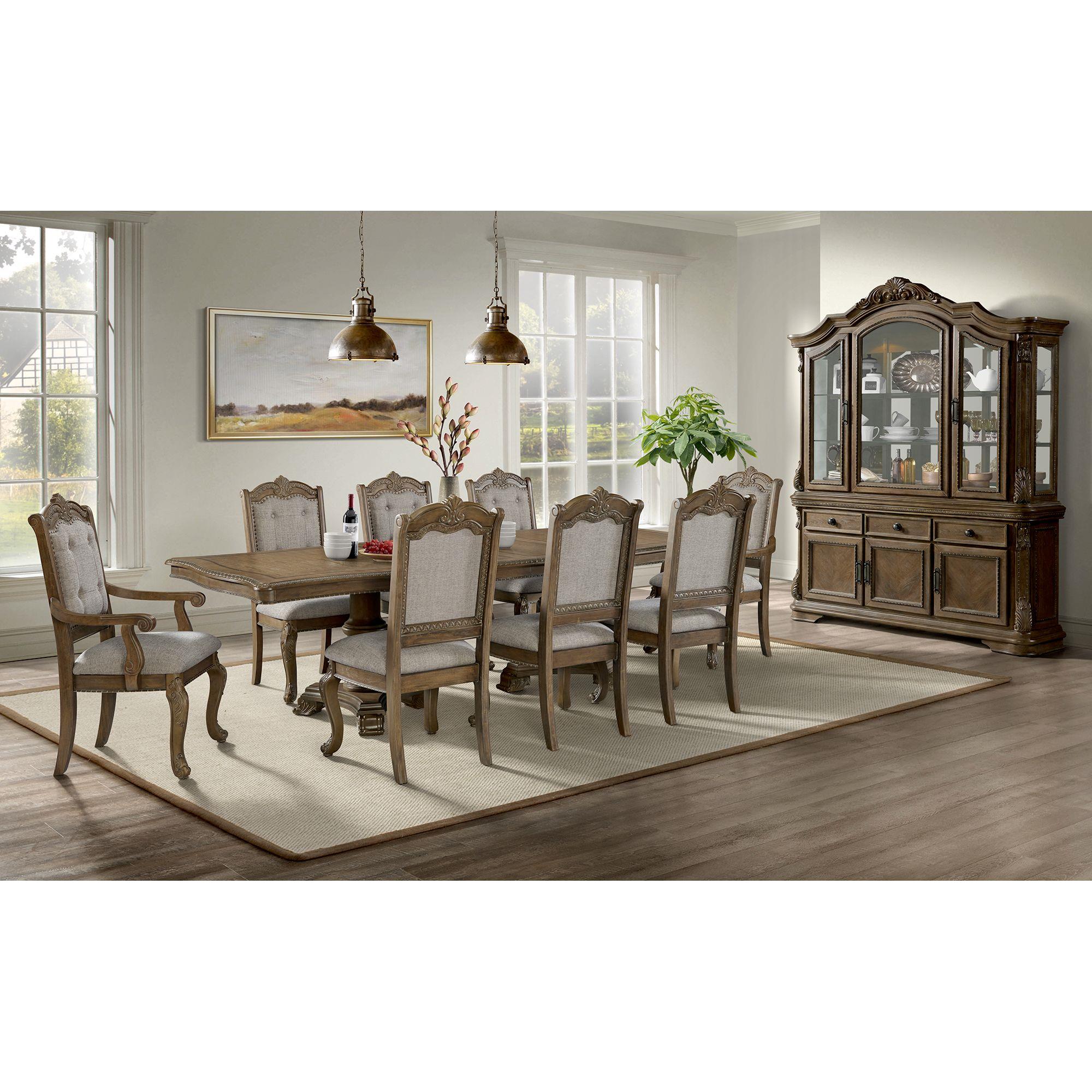 Elements International Madison Park D-10460-5-AC Dining Arm Chair - Image 3