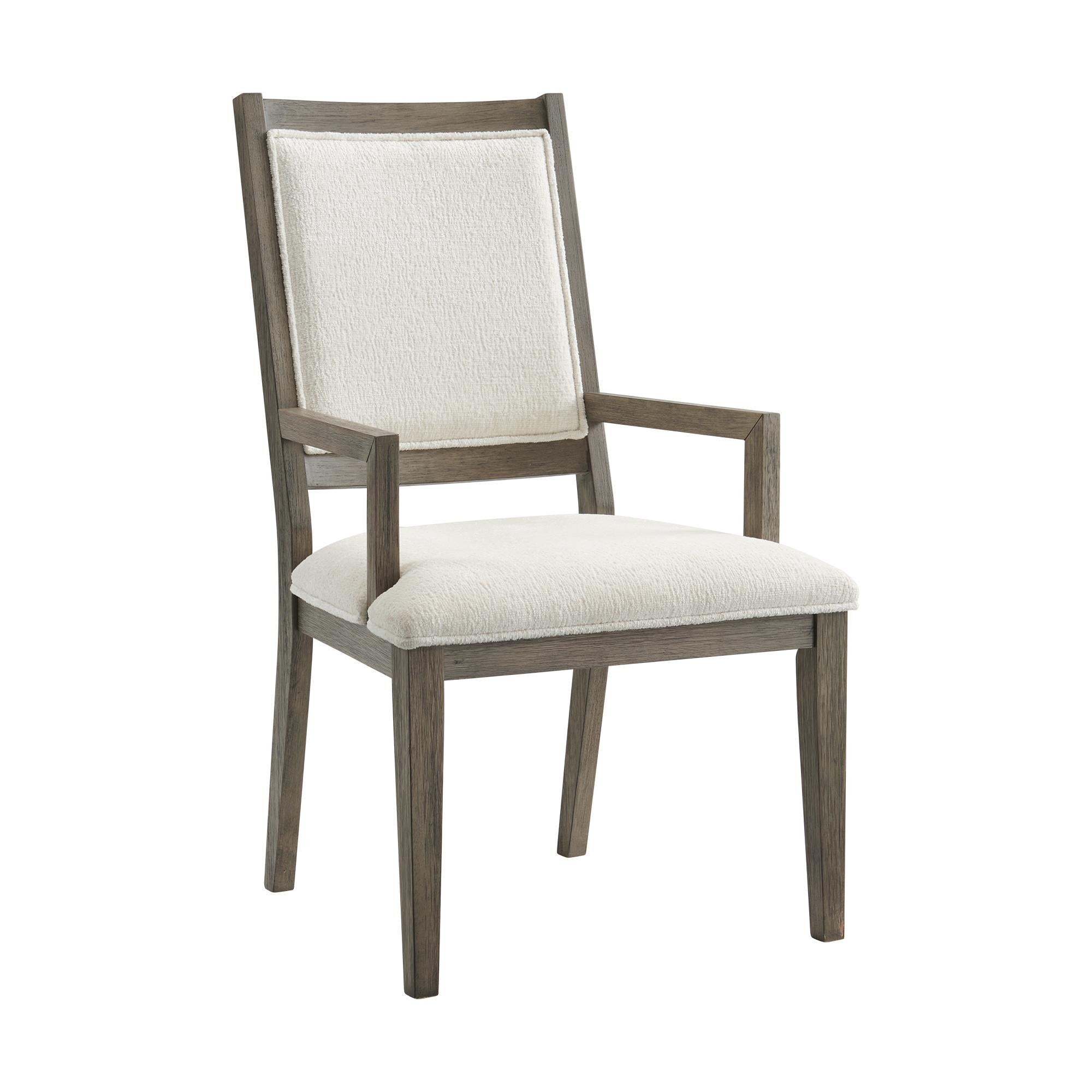Elements International Versailles Contemporary D-3690-6-AC Dining Arm Chair - Image 1