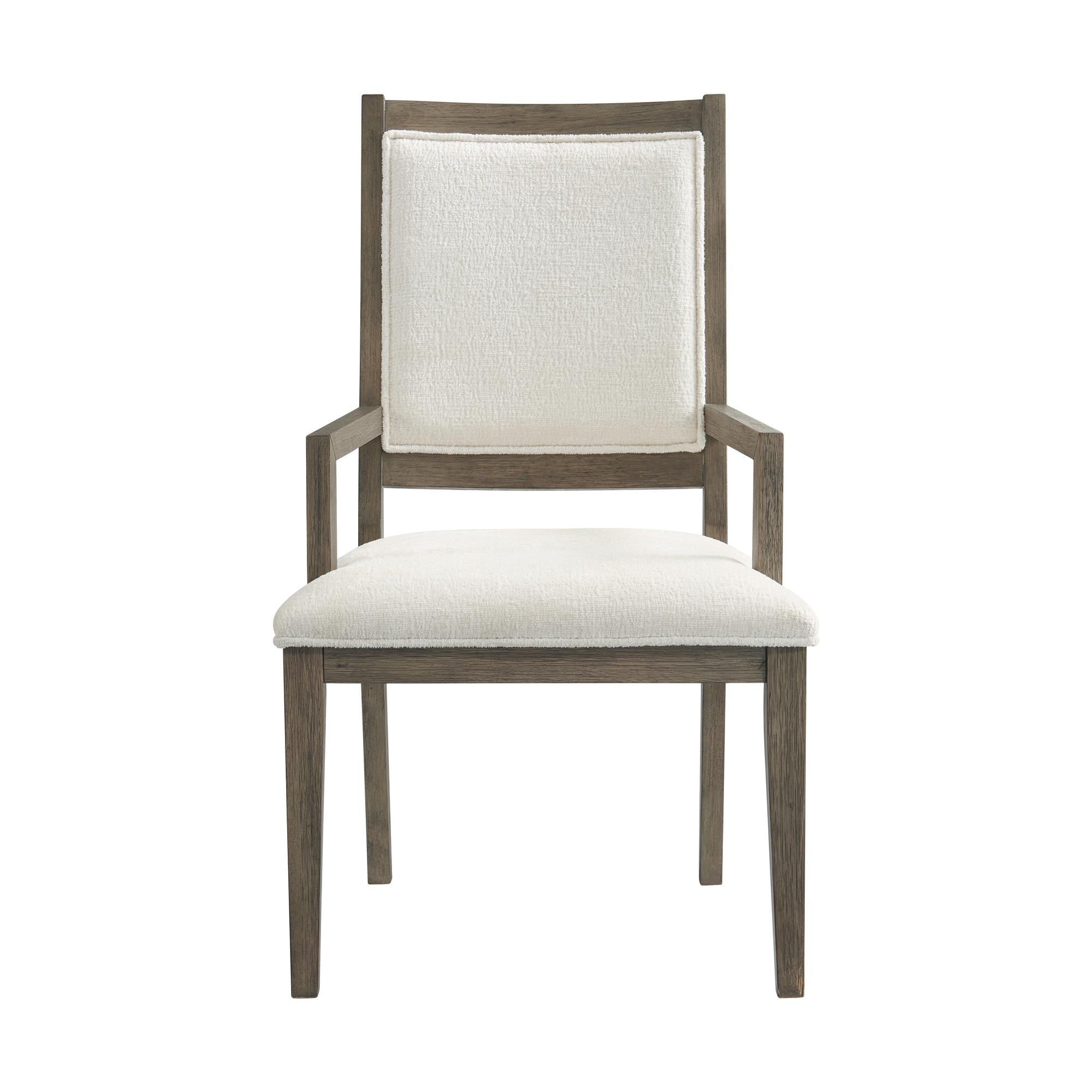 Elements International Versailles Contemporary D-3690-6-AC Dining Arm Chair - Image 2