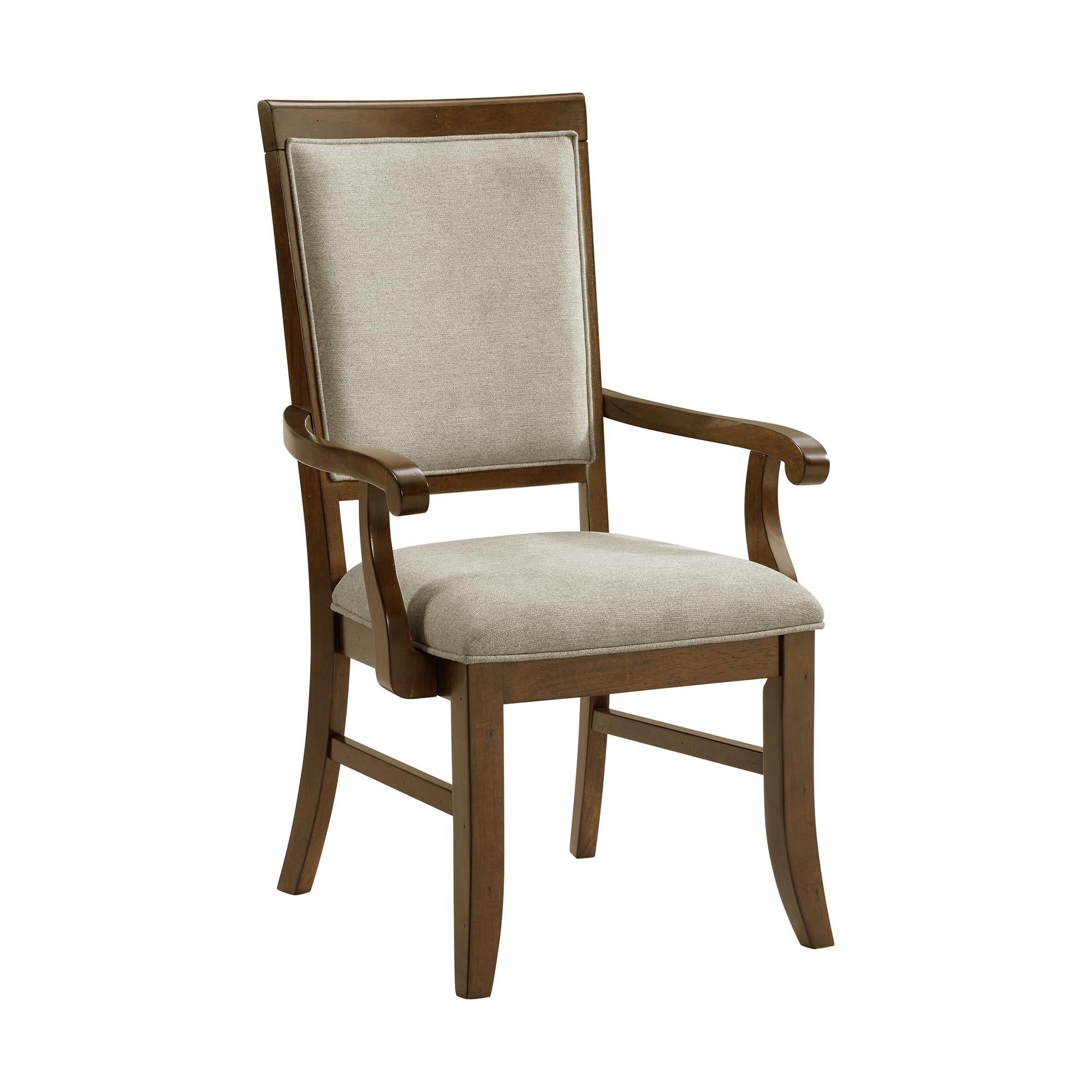 Elements International Phillipe D-5210-5-AC Dining Arm Chair - Image 1