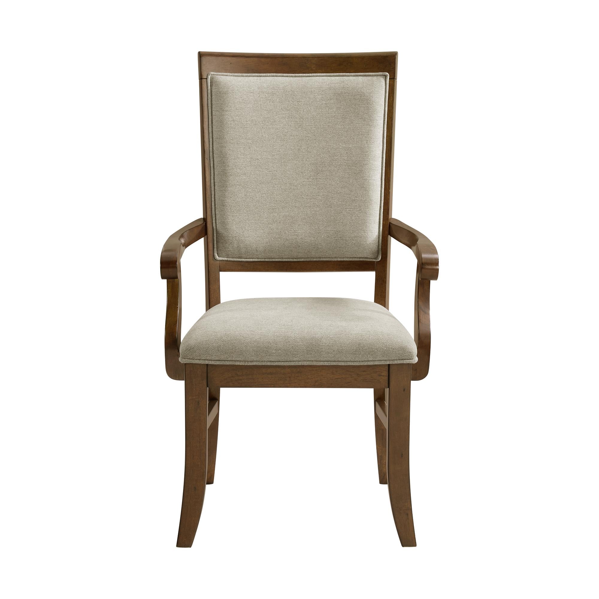 Elements International Phillipe D-5210-5-AC Dining Arm Chair - Image 2