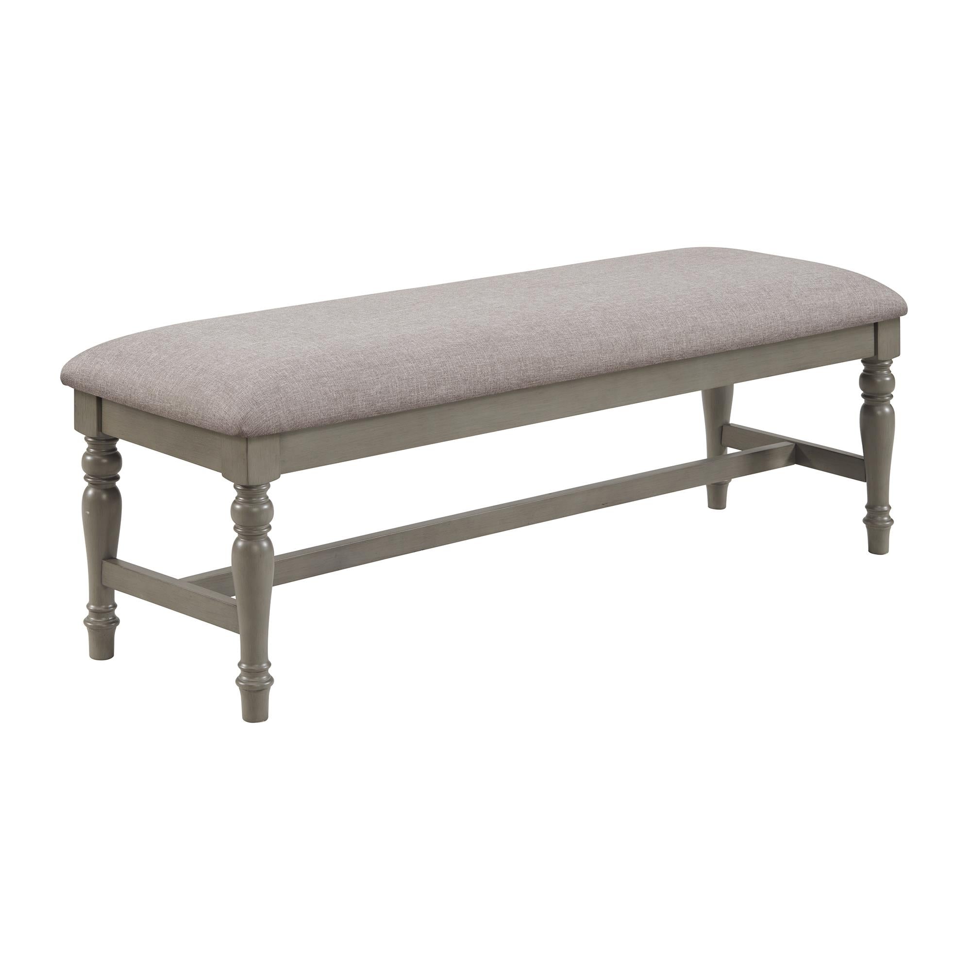 Elements International Sunnyvale D-2730-3-BN Dining Bench - Image 1