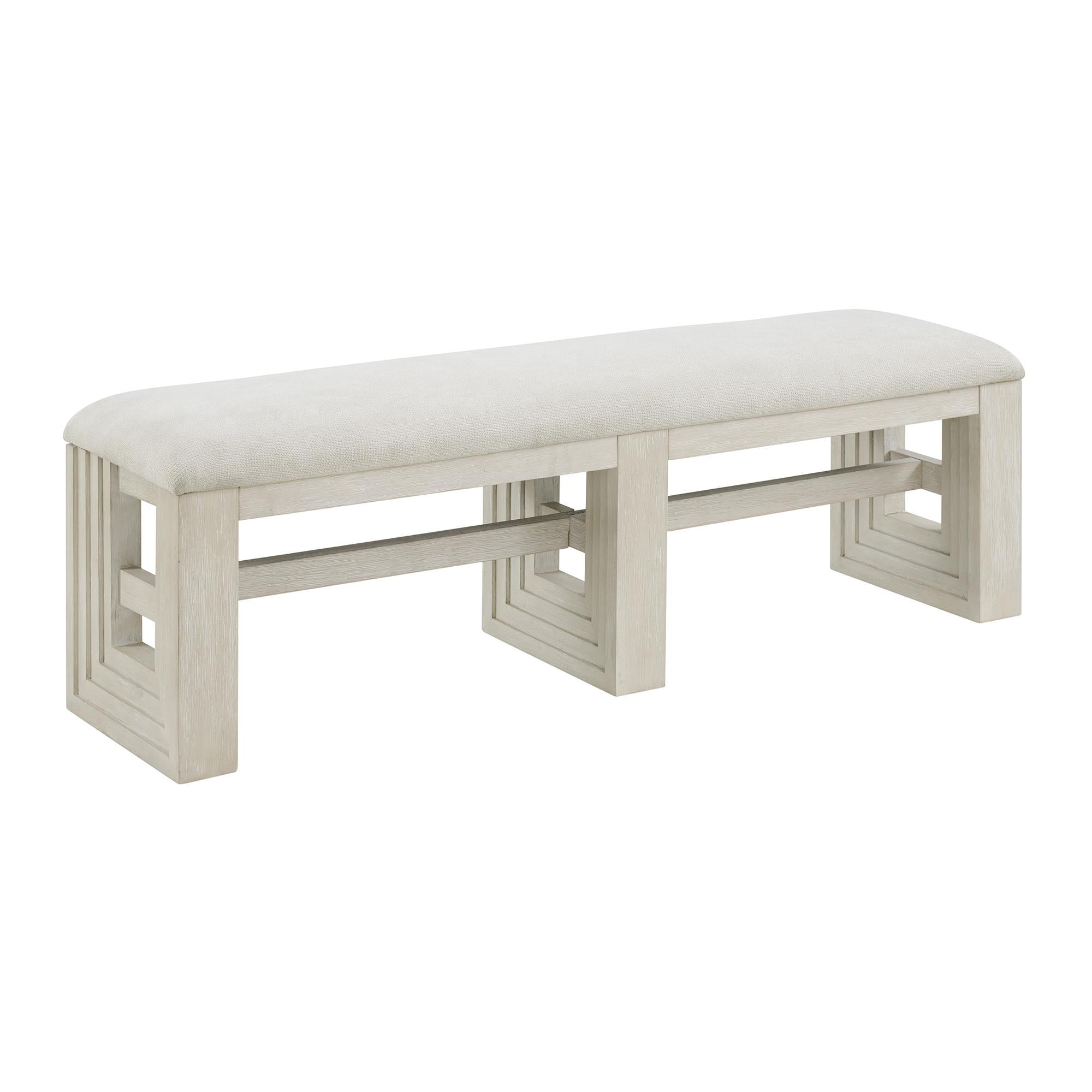 Elements International Avalanche D-11600-7-BN Dining Bench - Image 1
