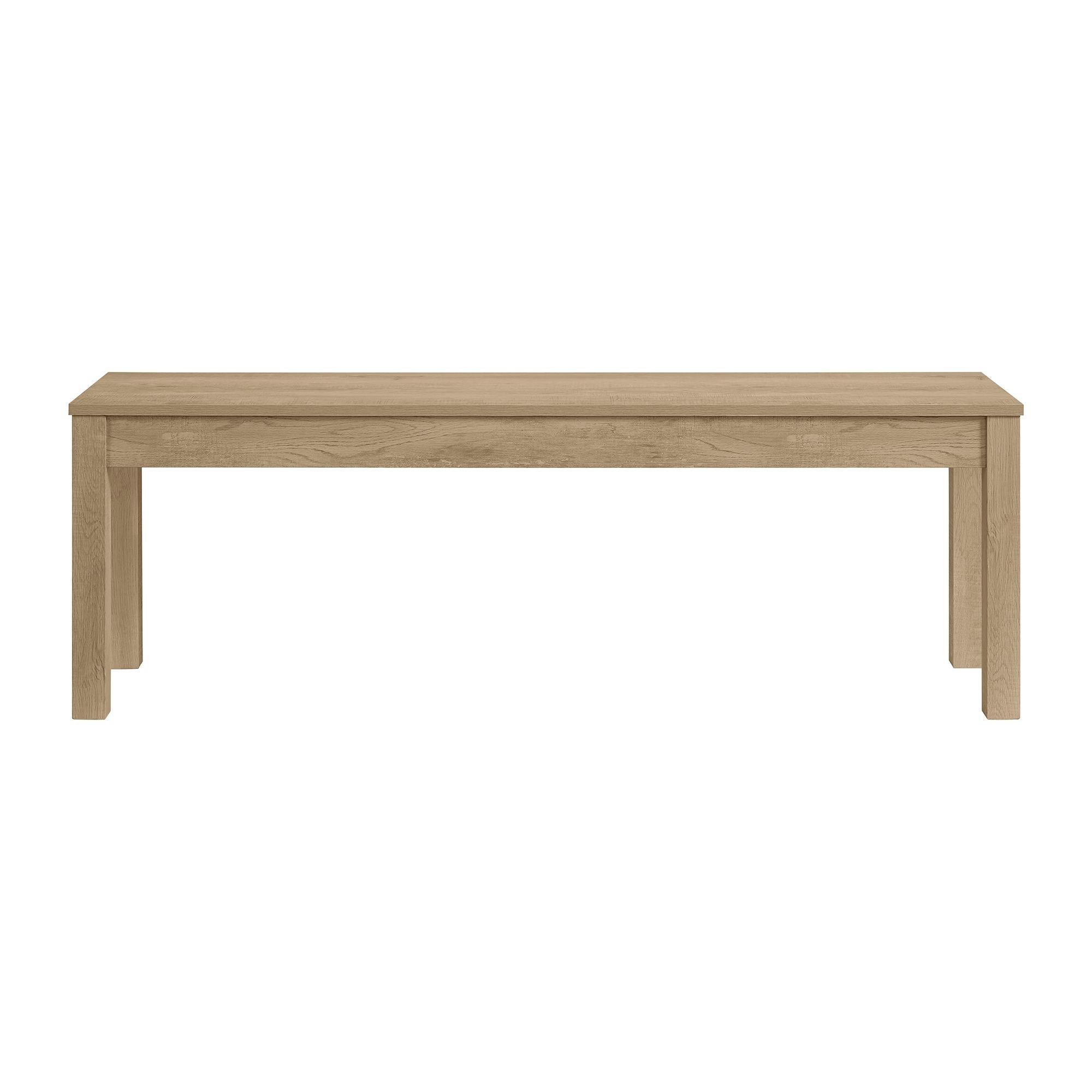 Elements International Eleanor D-6460-5-BN Dining Bench - Image 2