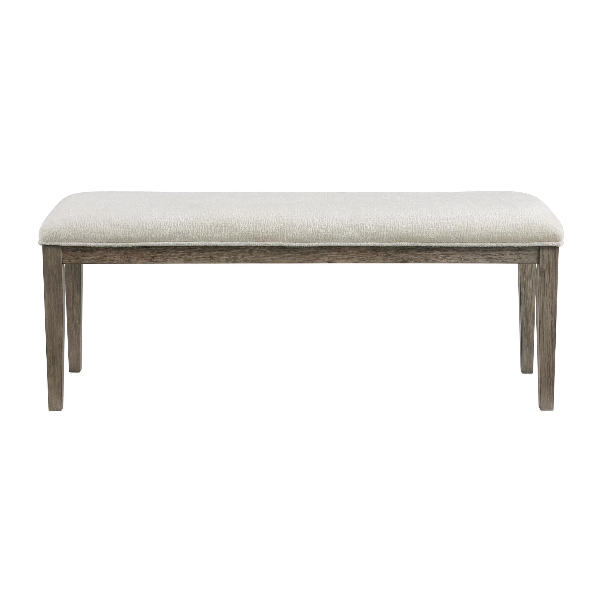 Elements International Versailles Contemporary D-3690-6-BN Dining Bench - Image 2