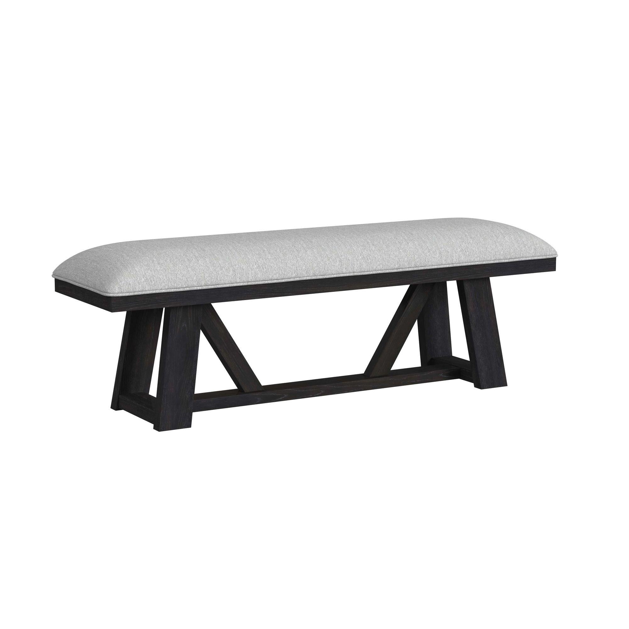 Elements International Transcend D-12980-3-BN Dining Bench - Image 1