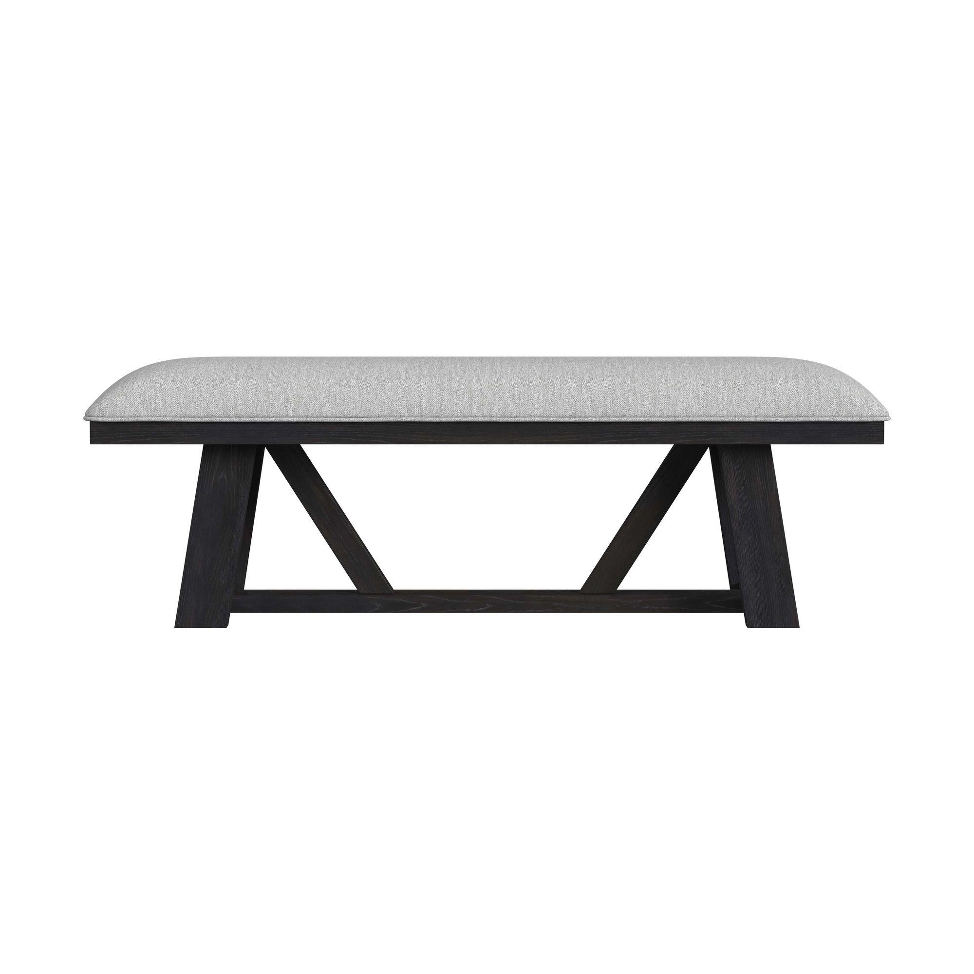 Elements International Transcend D-12980-3-BN Dining Bench - Image 2