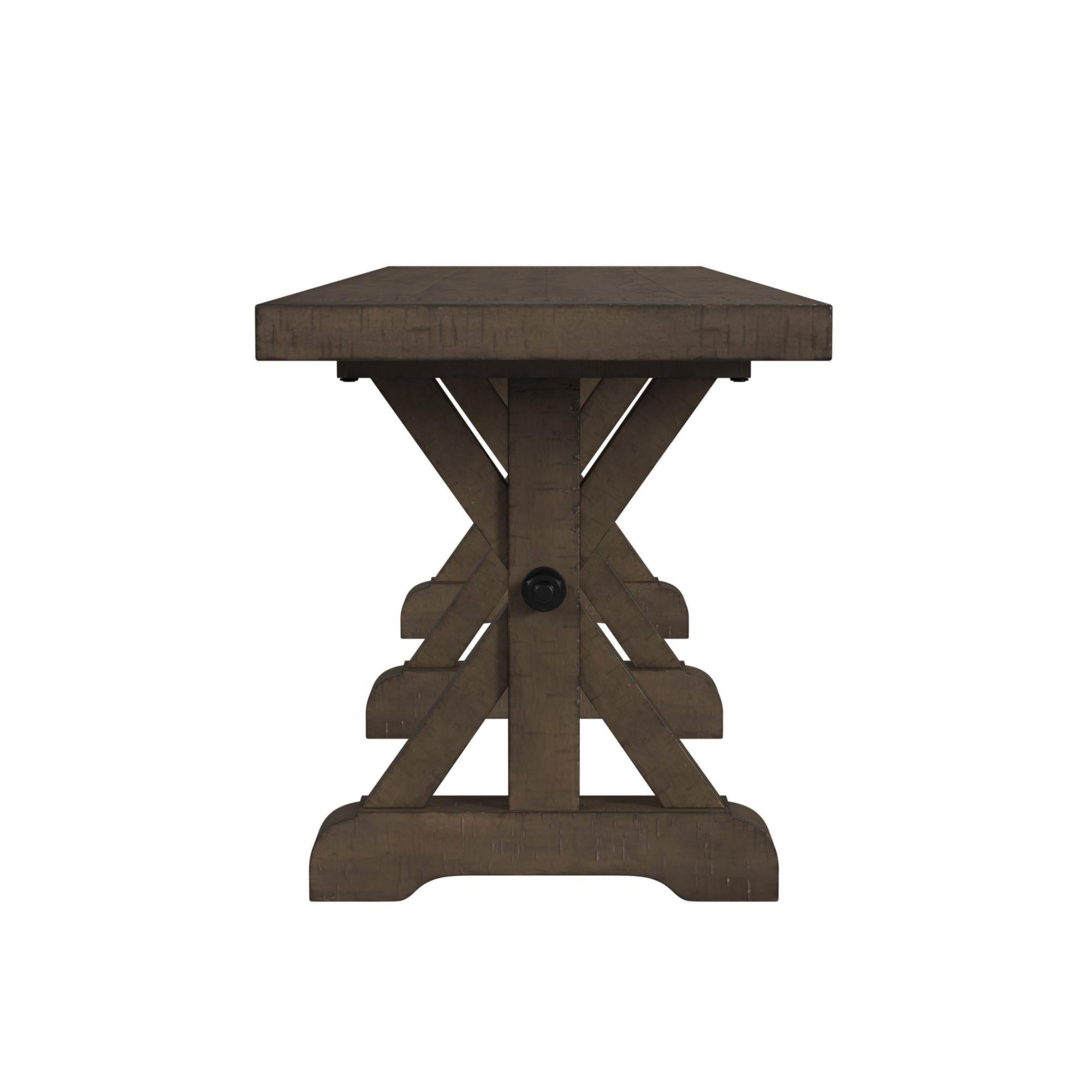 Elements International Yellowstone D-12830-3-BN Dining Bench - Image 3